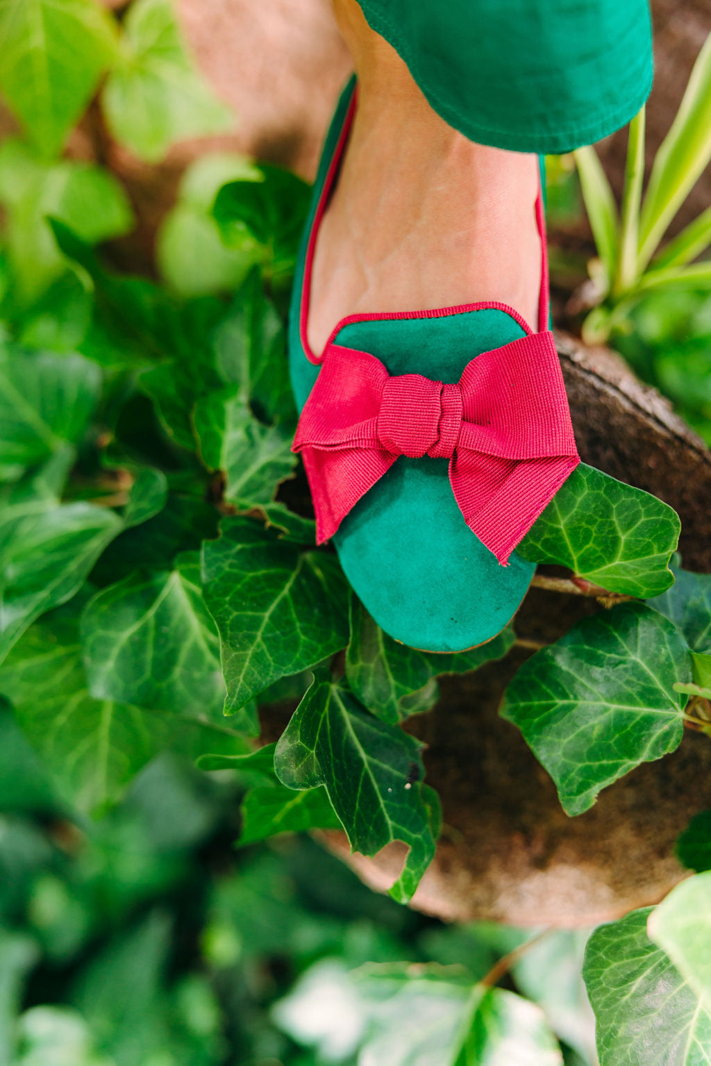 Verde Estivo-Barolo bow loafer