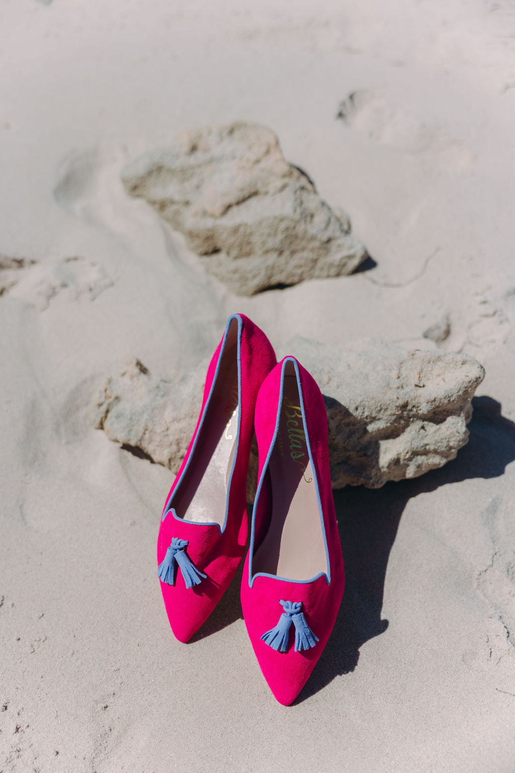 Fuxia-Onda Tasselloafer Pointy (kurzer Tassel)