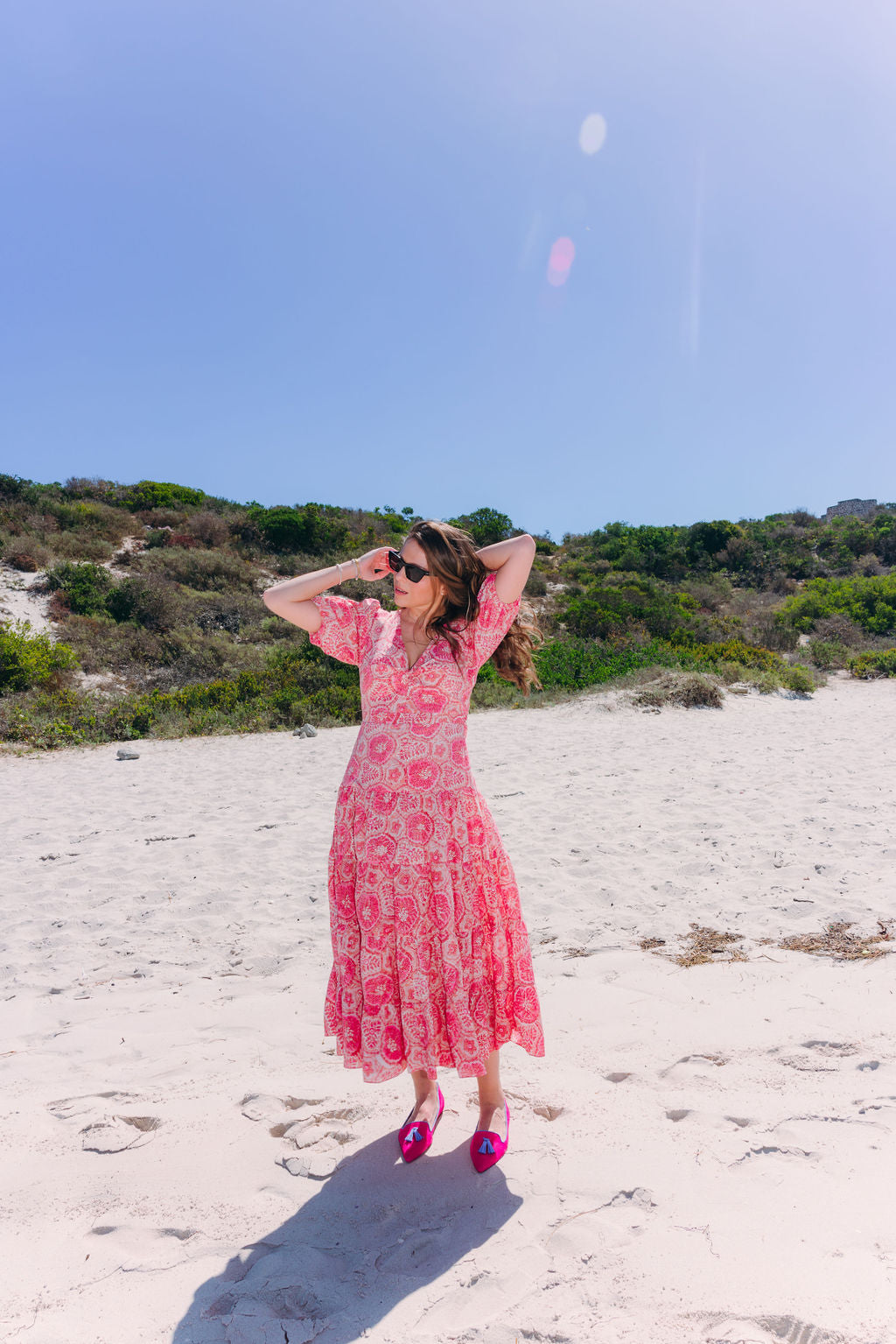 Fuxia-Onda Tasselloafer Pointy (kurzer Tassel)