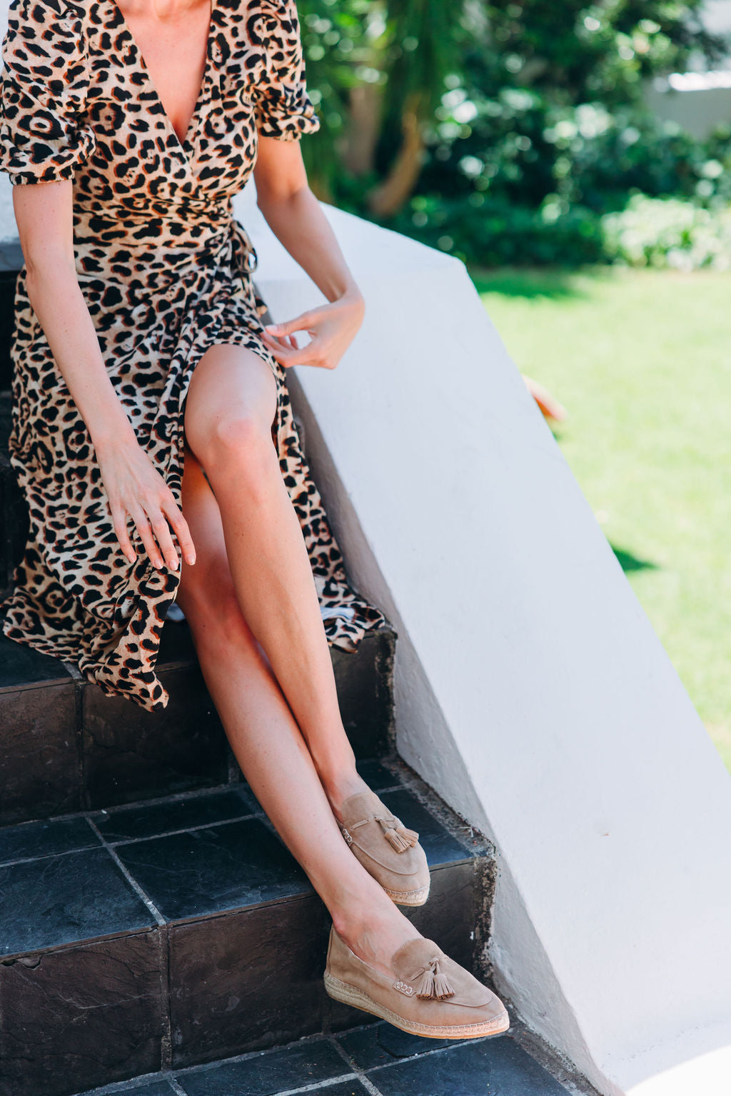 Taupe Espadrilles Pointy (with tassel)