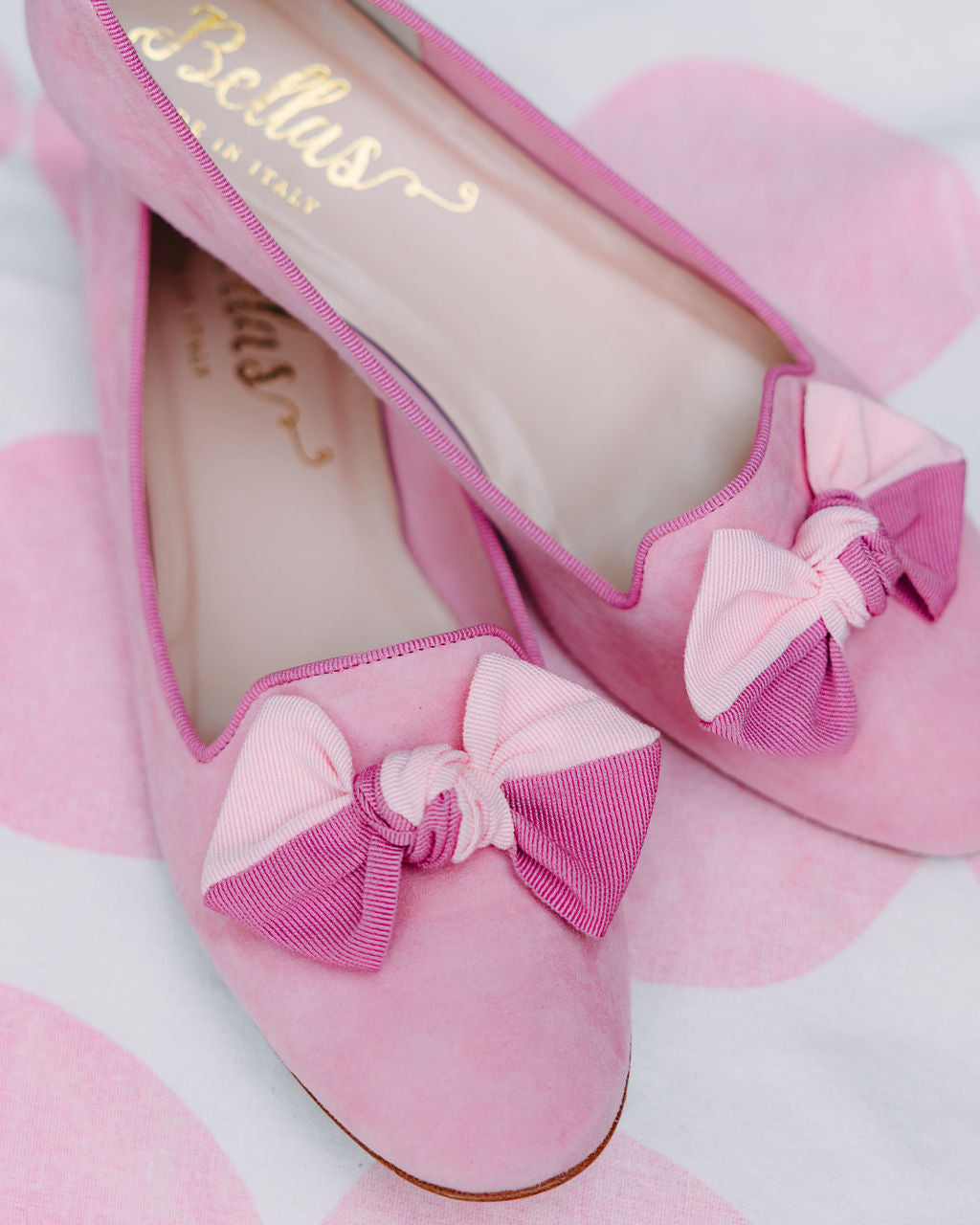 Pig Rose-Ortensia Schleifenloafer