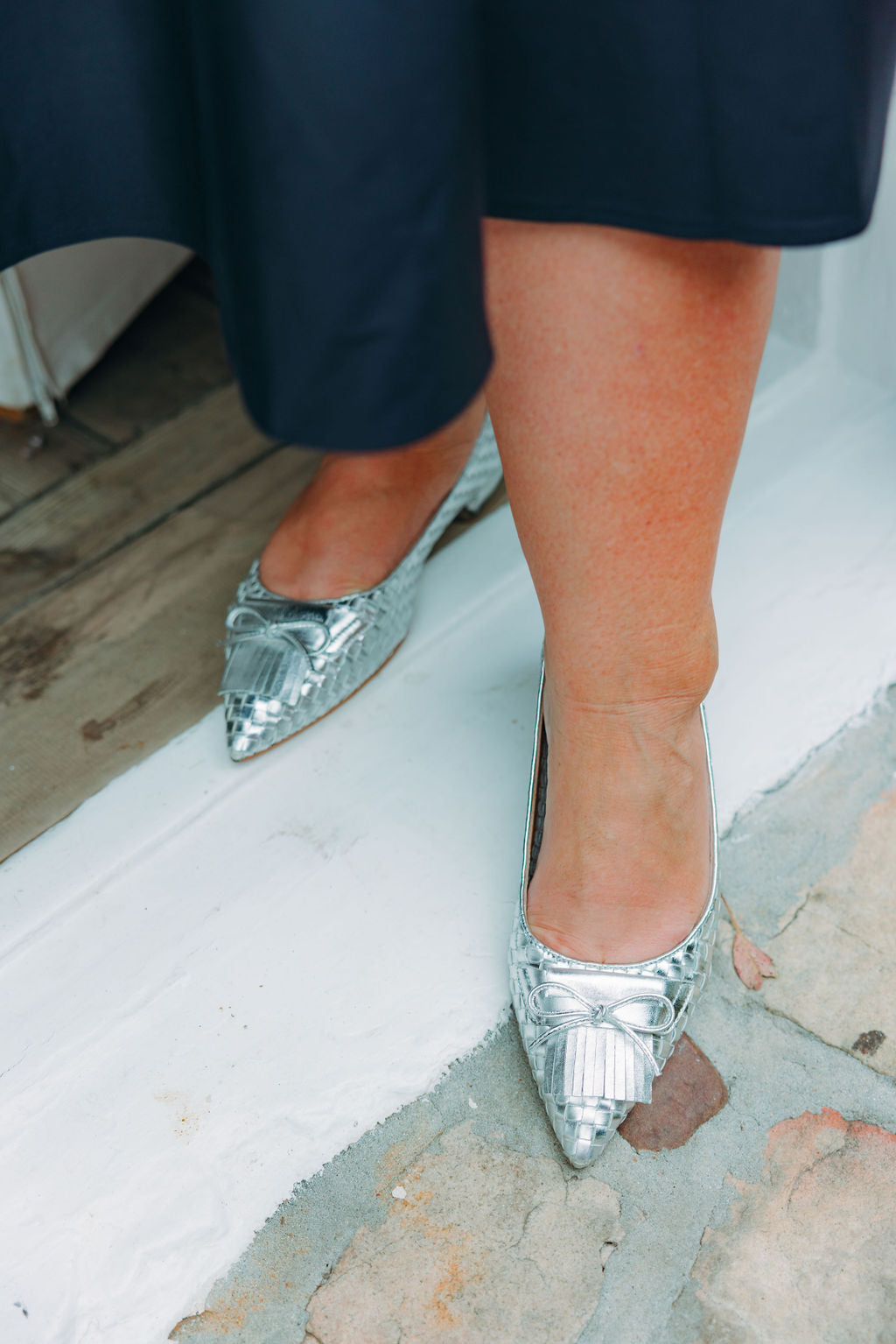 Argento Fringe Pointy