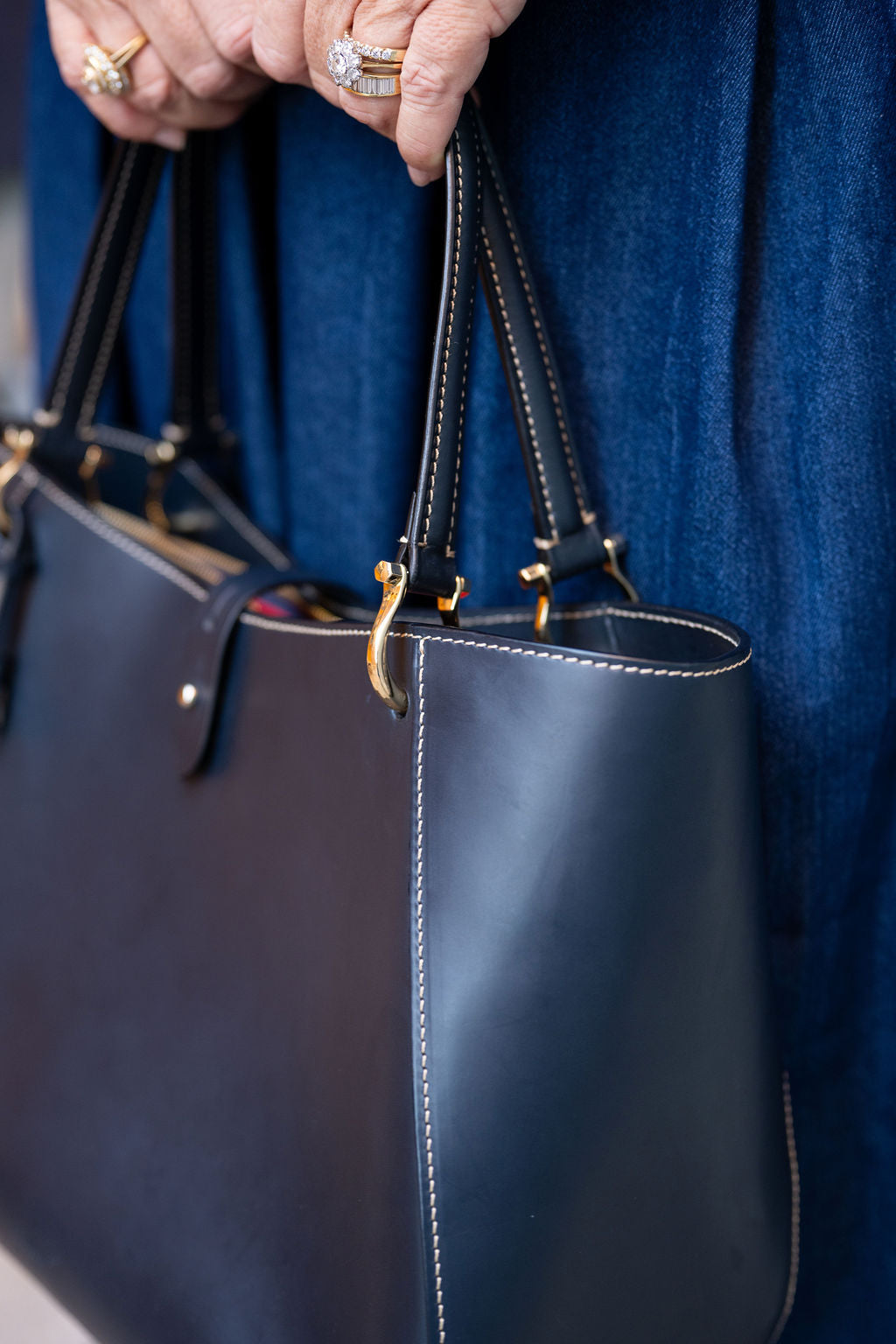 Bellas Shopper Navy