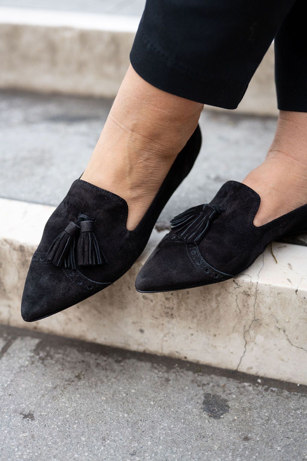 Nero Budapester Tasselloafer Pointy