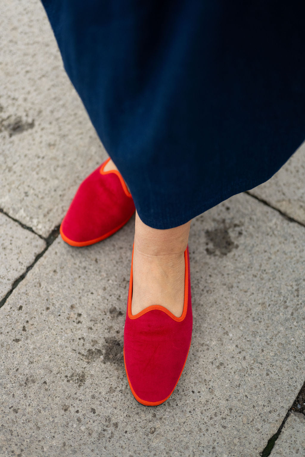Rosso-Arancio Velluto Furlane
