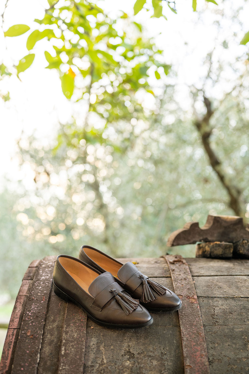 Ebano Deluxe Tasselloafer Pointy Glossy