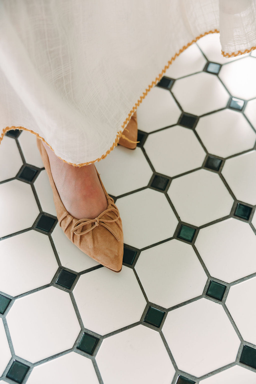 Legno Ruffle Schleifenloafer Pointy