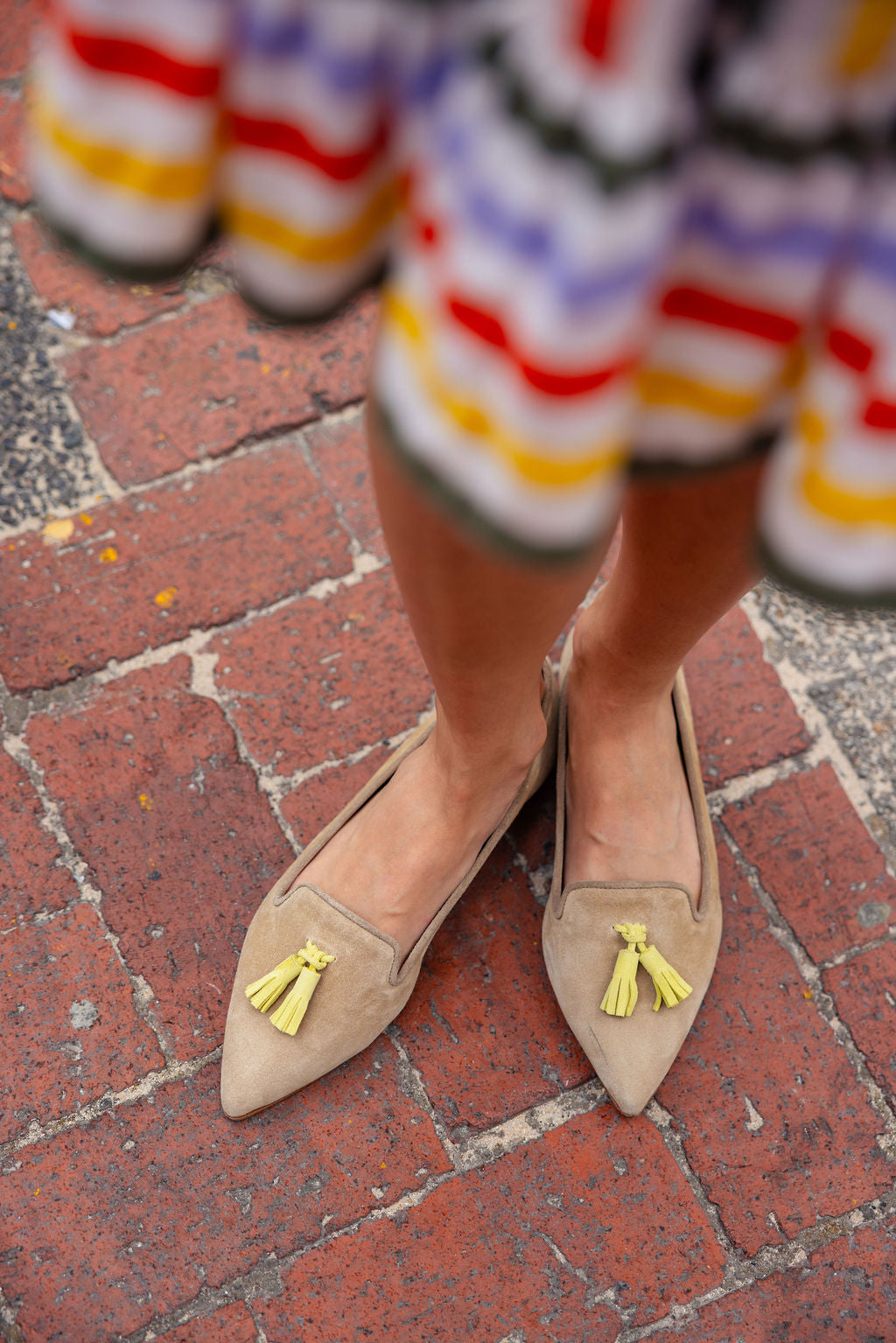 SHOOTINGSCHUH Deserto-Gold Tasselloafer Pointy (kurzer Tassel) 41