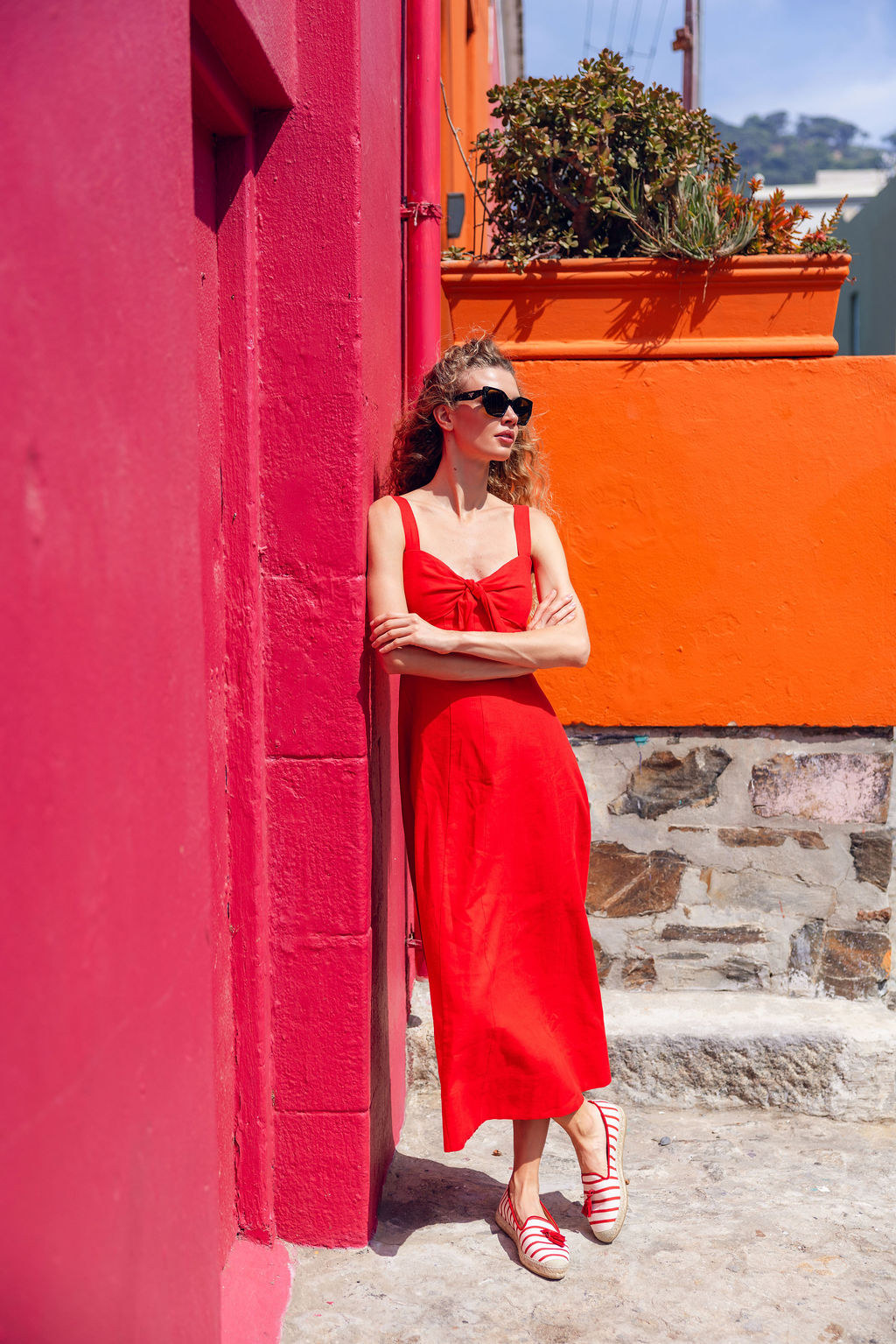 Rojo Stripes Espadrilles Classic