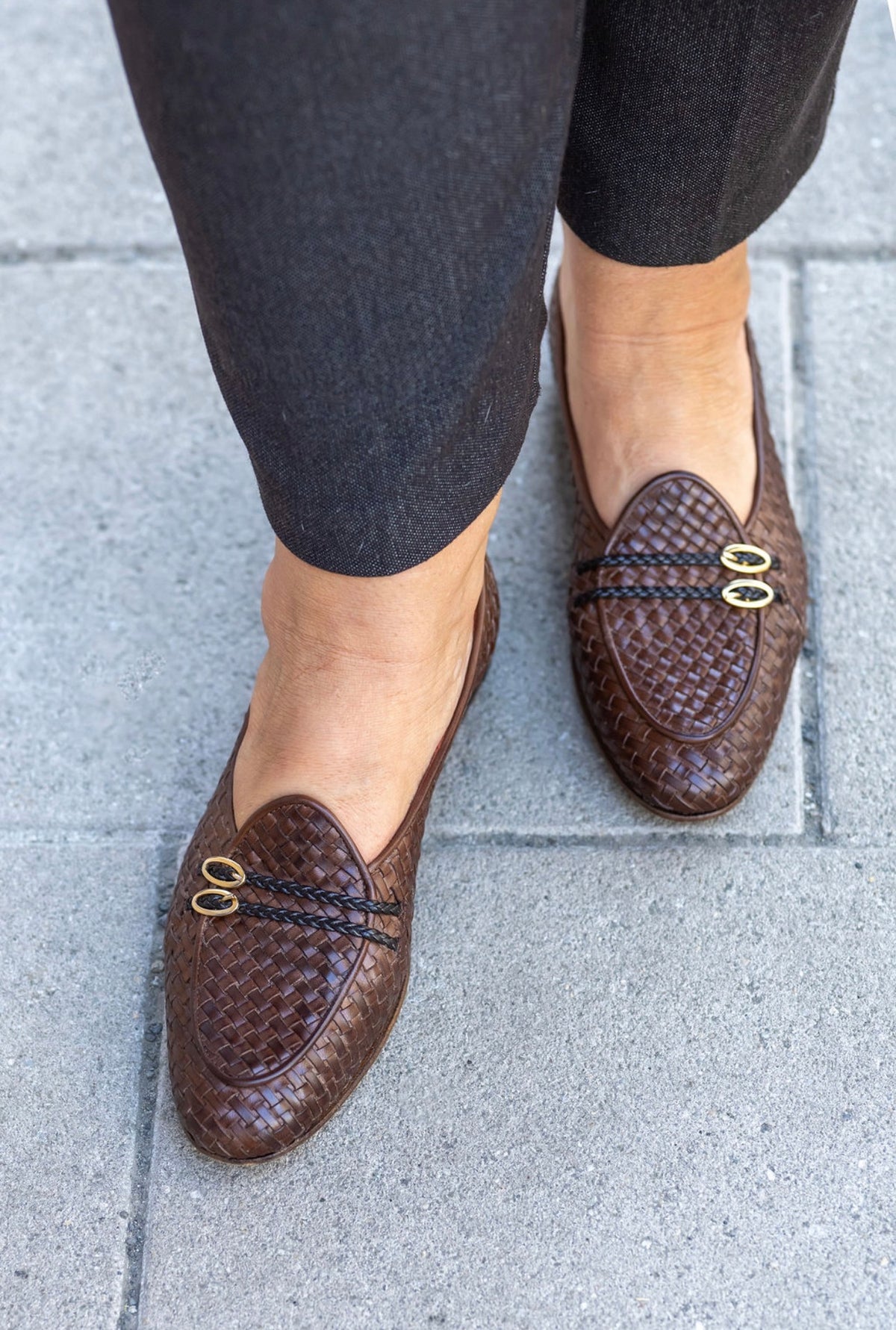 SHOOTINGSCHUH Terra Woven Buckle Loafer 41.5