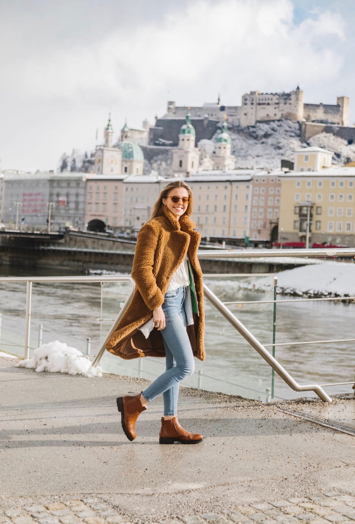Caramello Budapester Stiefelette gefüttert