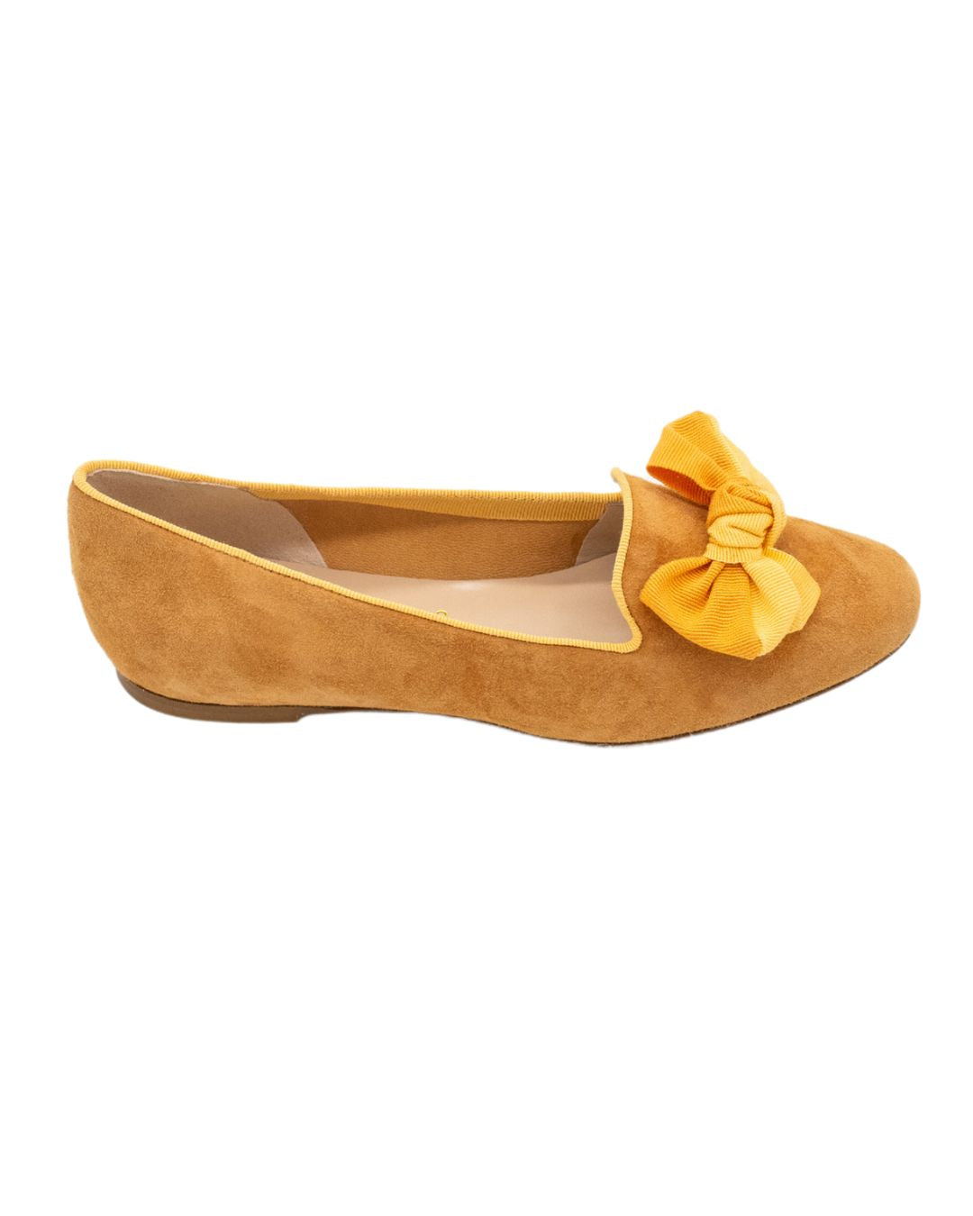 Amber-Zabaione Schleifenloafer