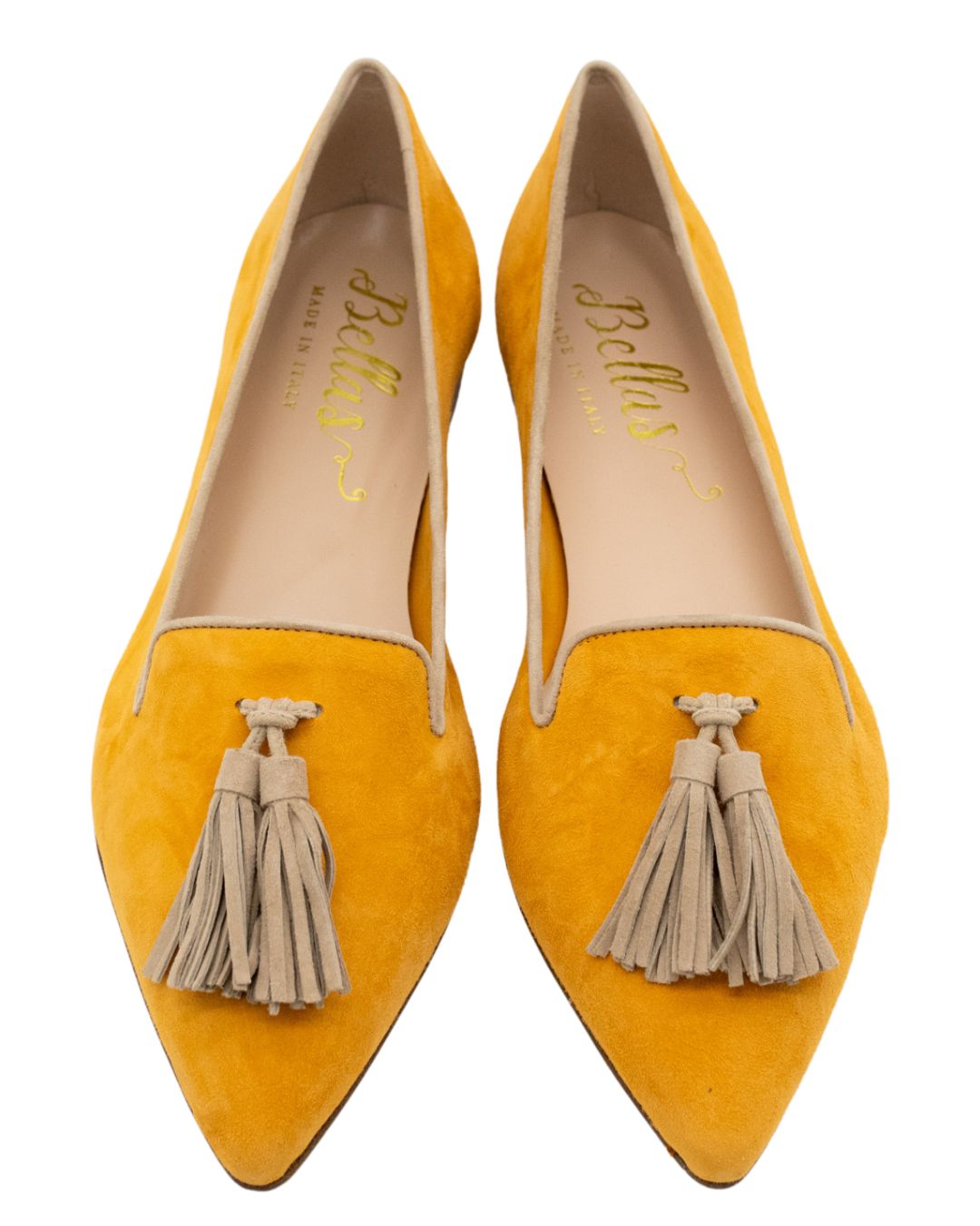 SHOOTINGSCHUH Apricot-Fudge Tasselloafer Pointy (langer Tassel) 41