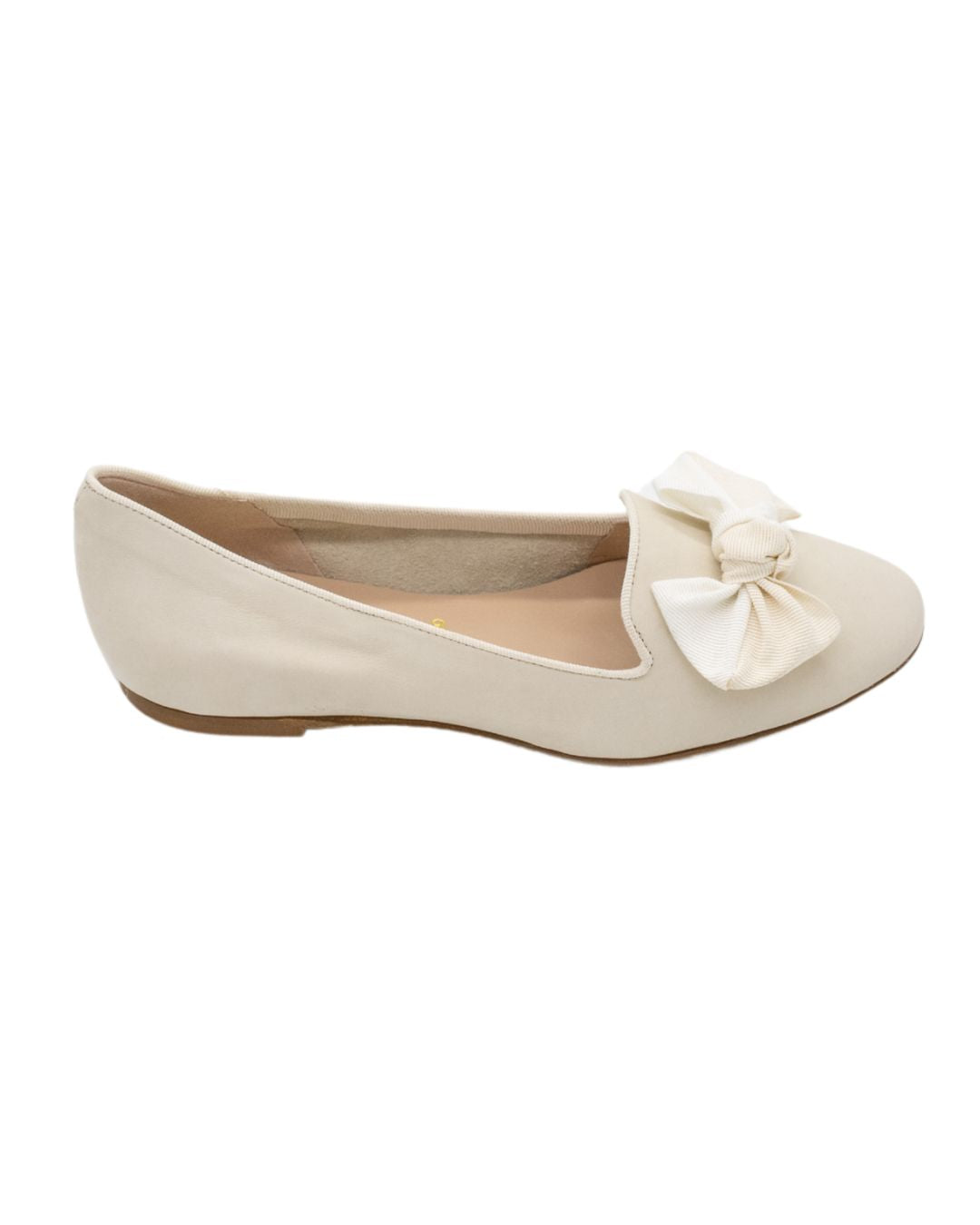Beige-Panna Schleifenloafer