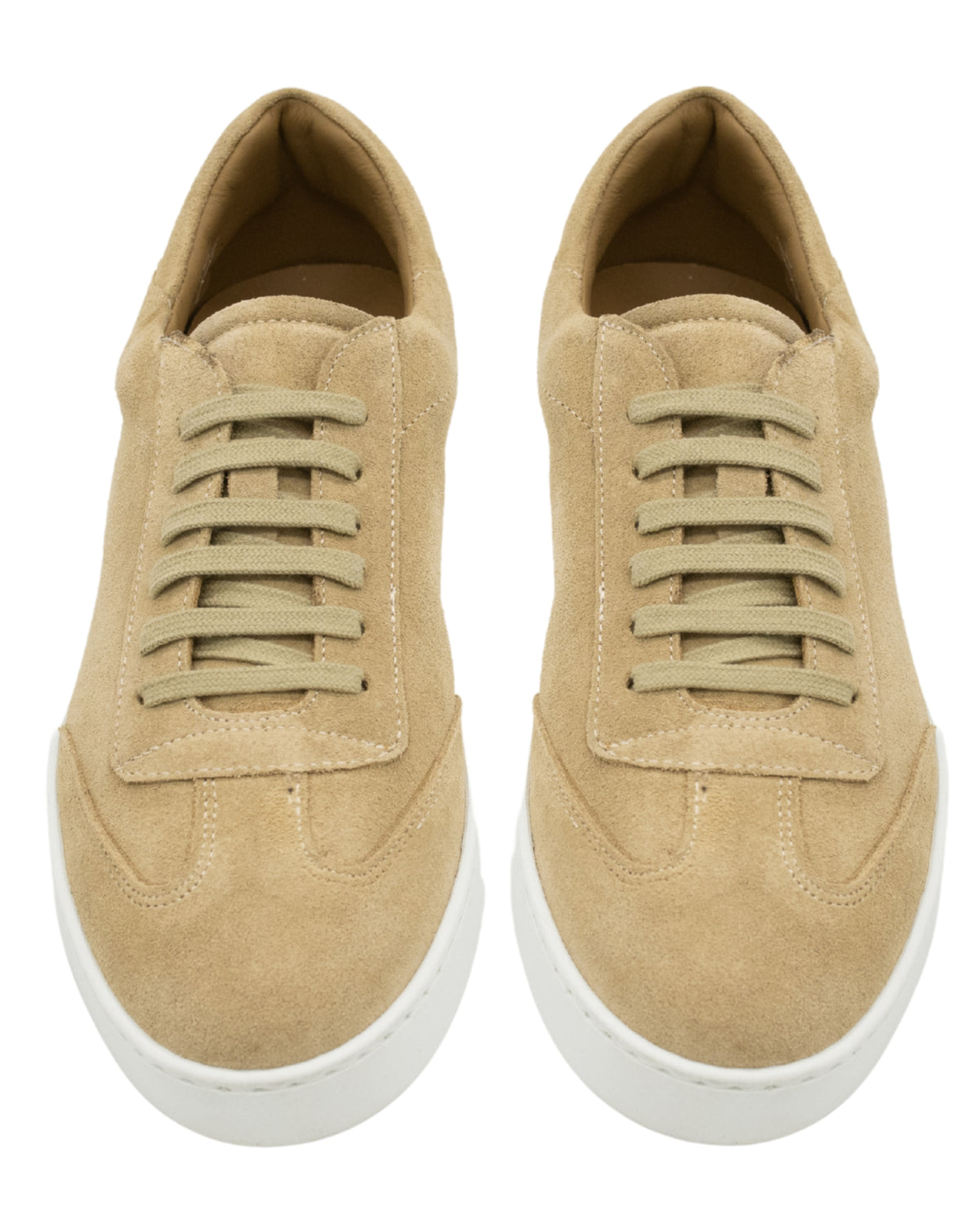 Beige Suede Sneaker Herren