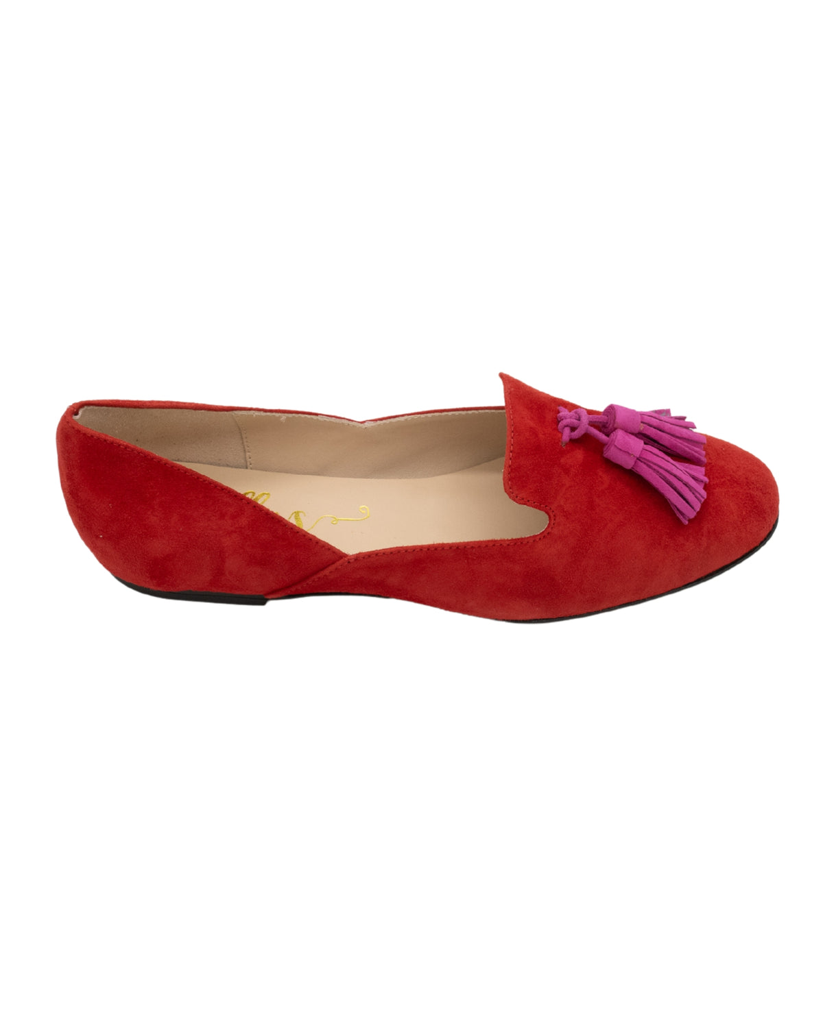 Blood-Hot Pink Summer Tasselloafer