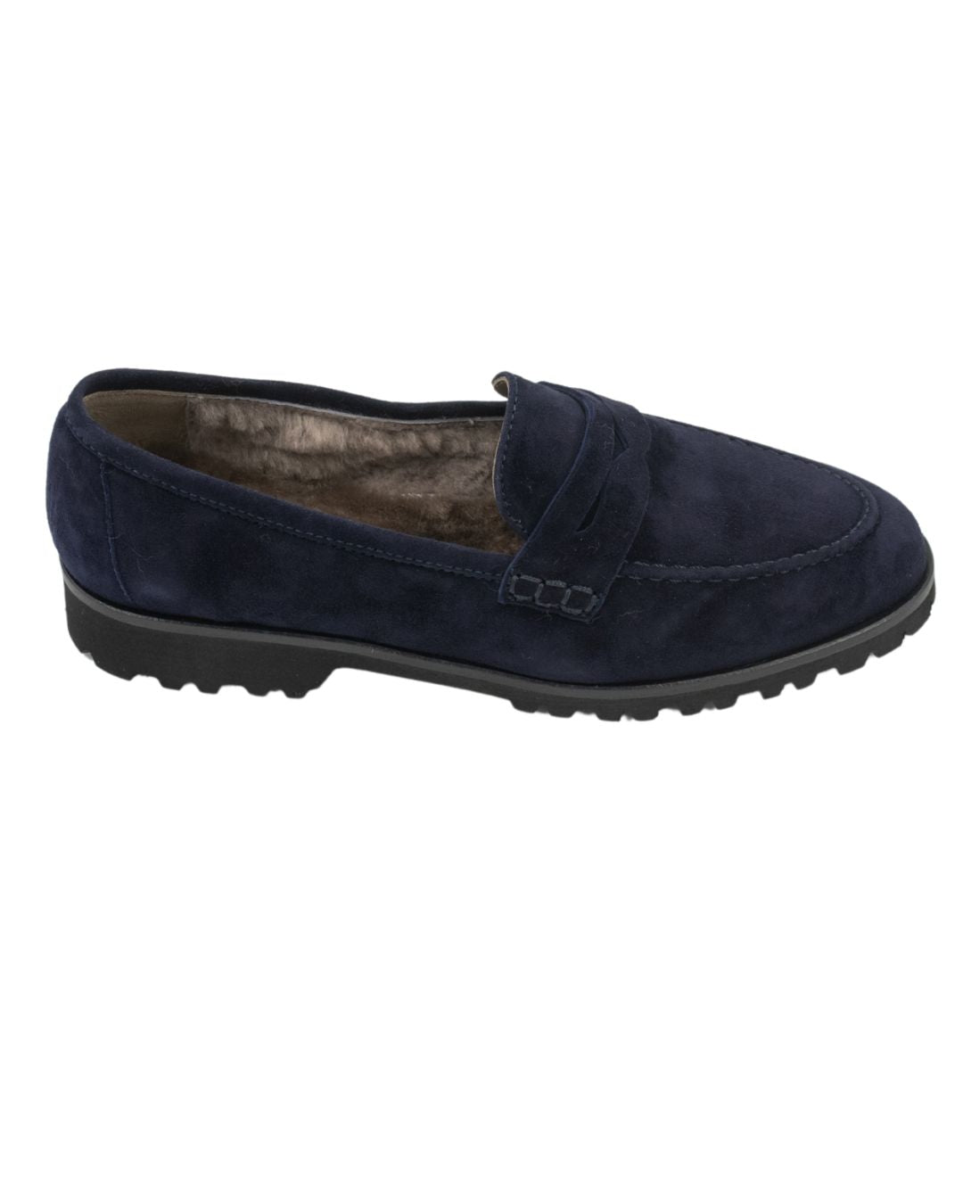 Blu Pennyloafer gefüttert