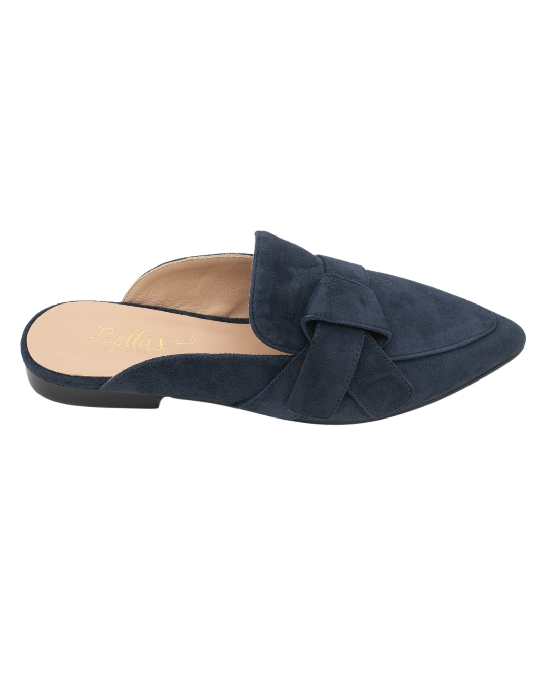 Blu Tie Pointy Mules