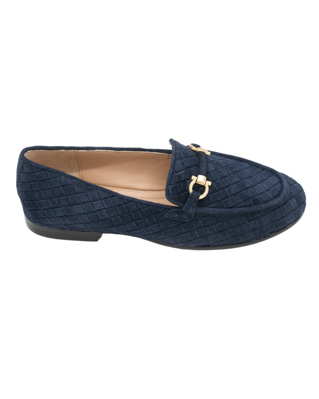 Blu Woven Horsebit Loafer