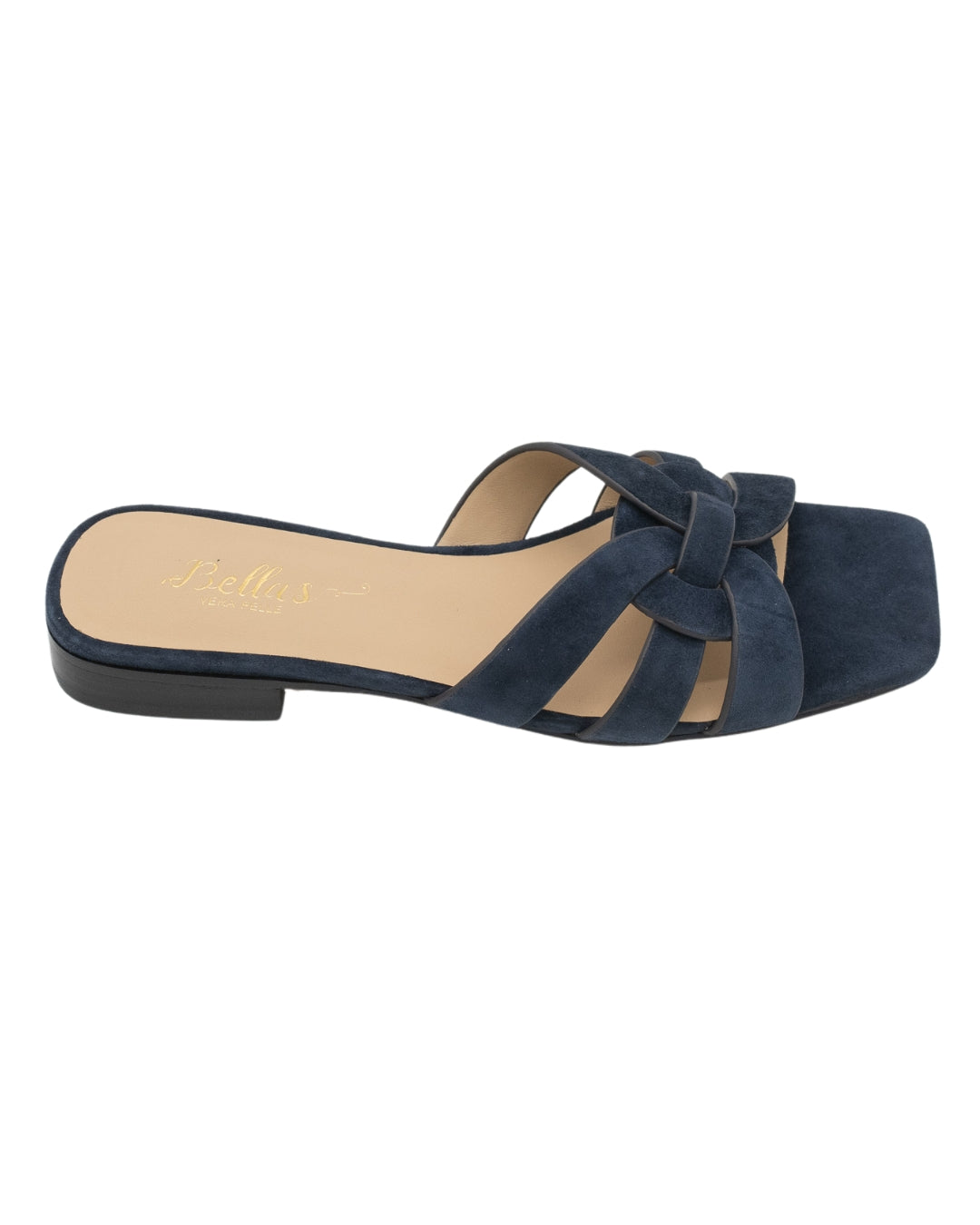 Blu Woven Pantolette