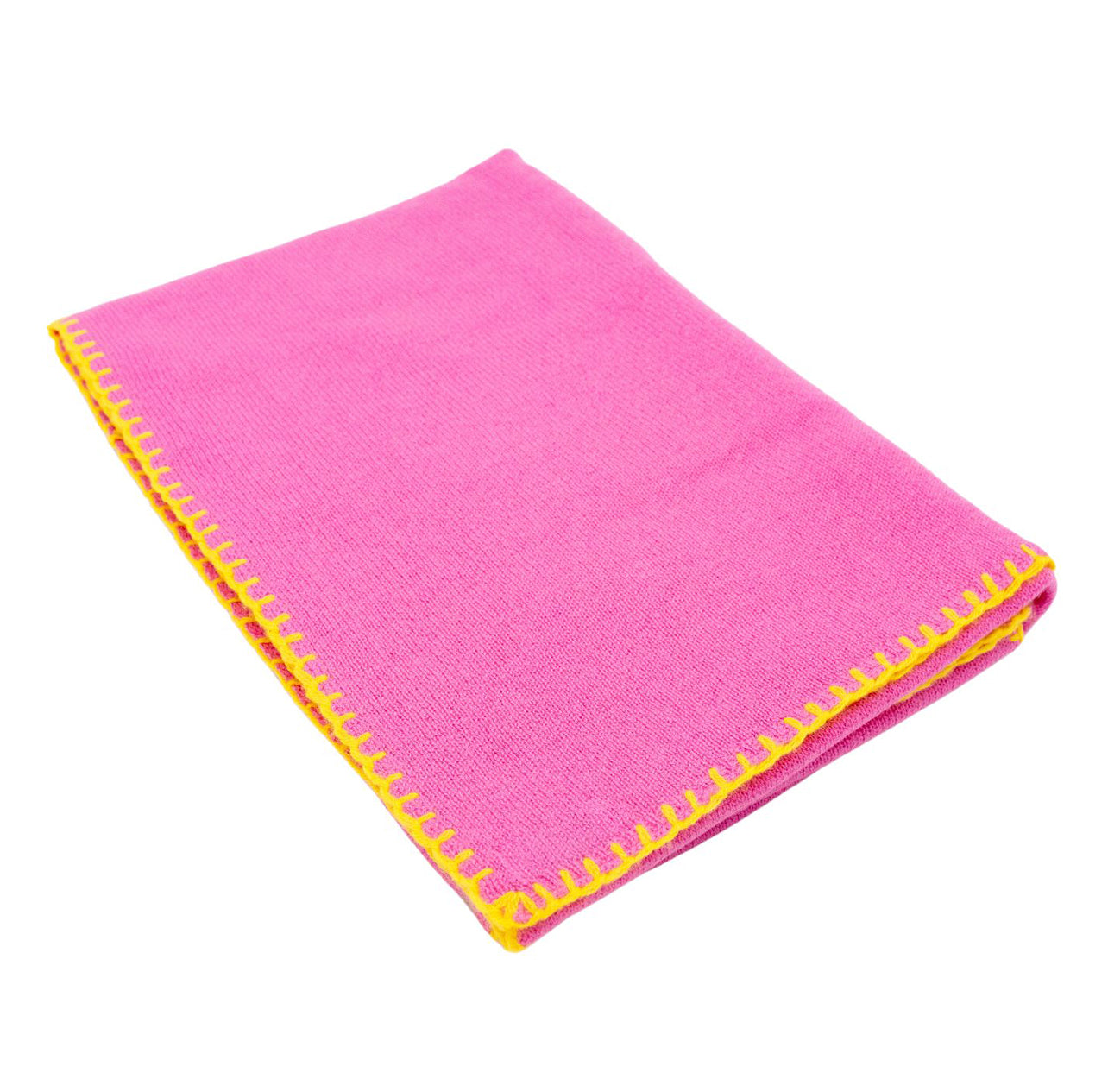 Cashmere scarf Sweetie Pink - Banana Cream 
