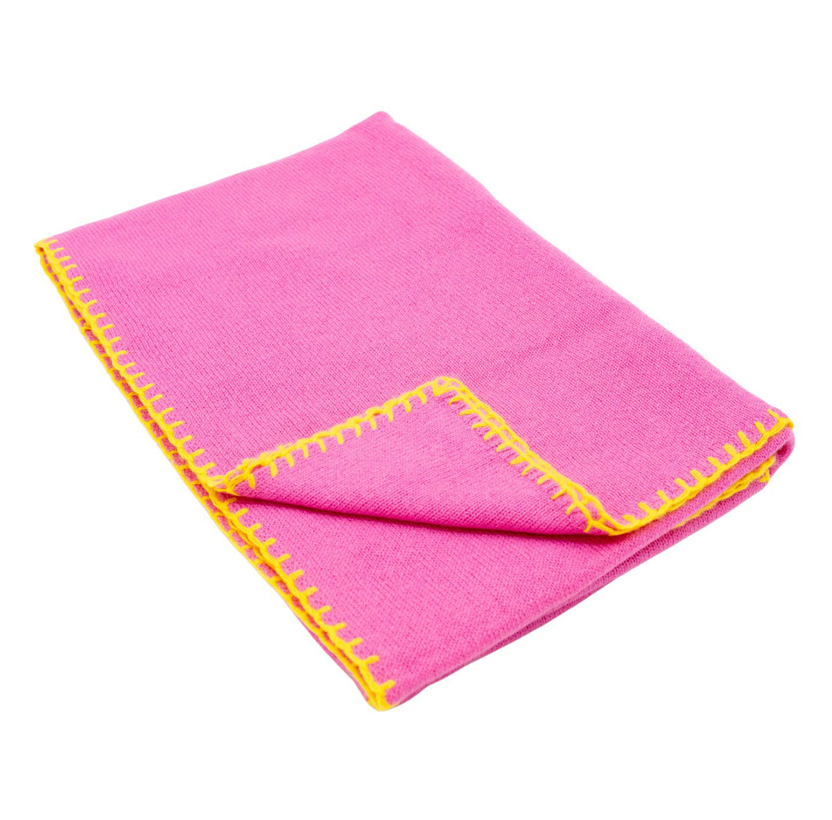 Cashmere scarf Sweetie Pink - Banana Cream 