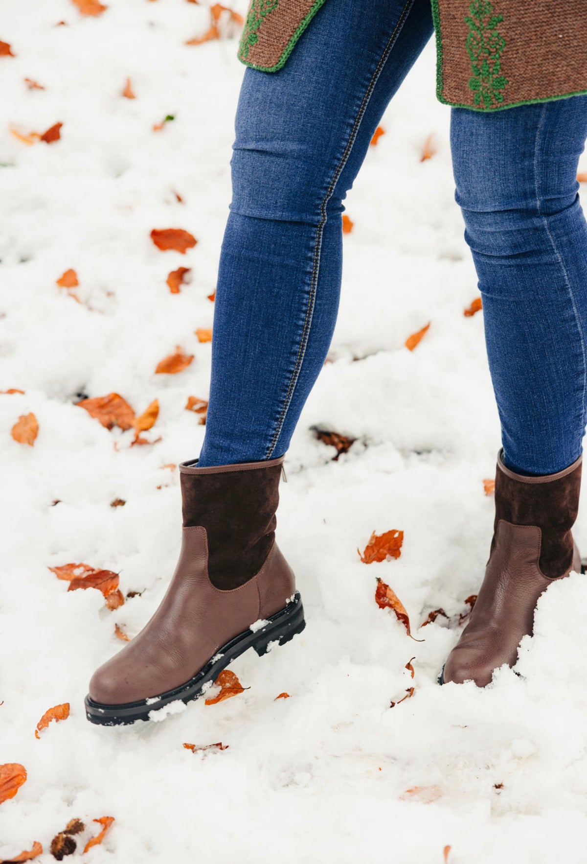"Olivia" Moro/T. Moro lined with lambskin