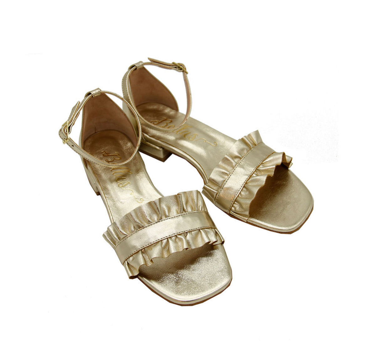 Sandals Ruffles gold