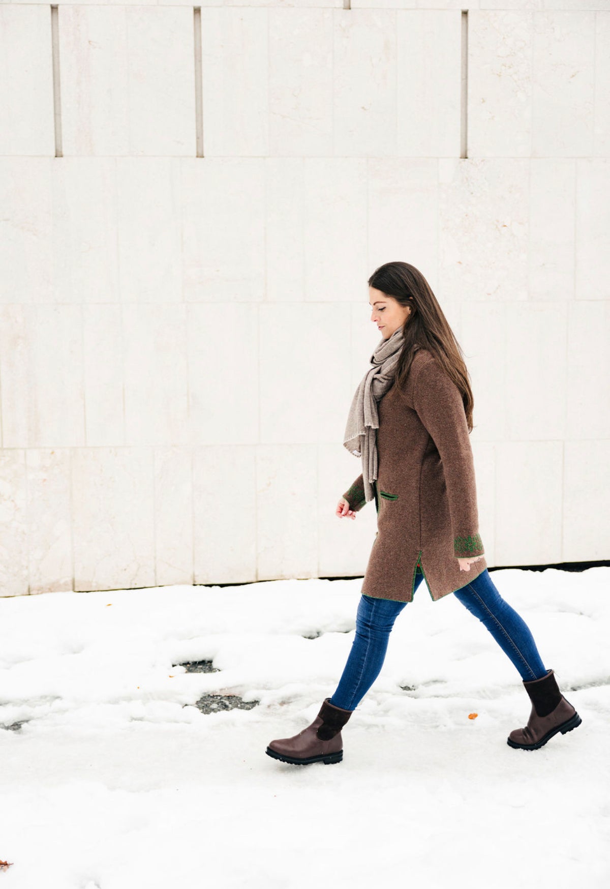 "Olivia" Moro/T. Moro lined with lambskin