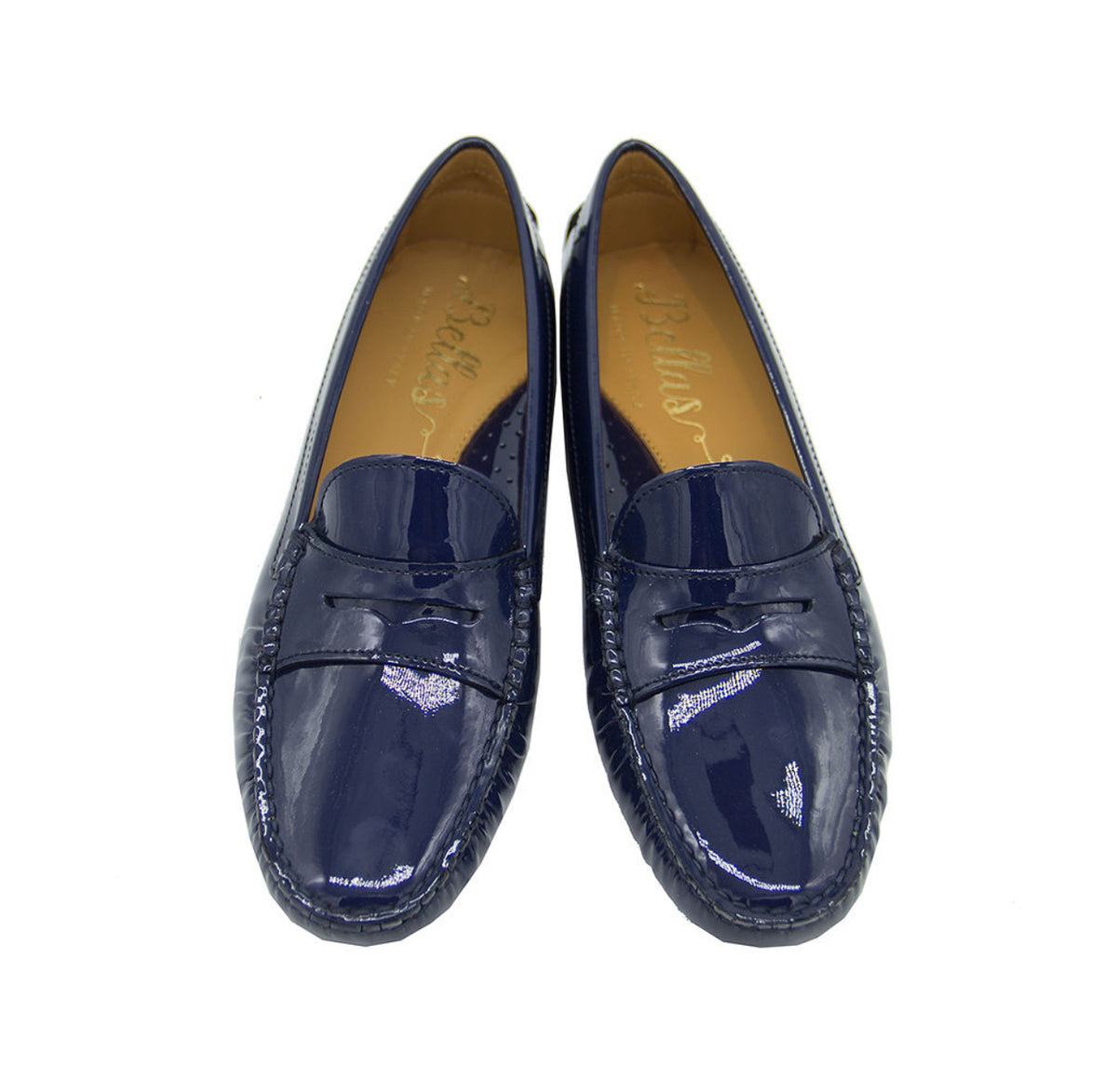 Moccasin Lack Blu