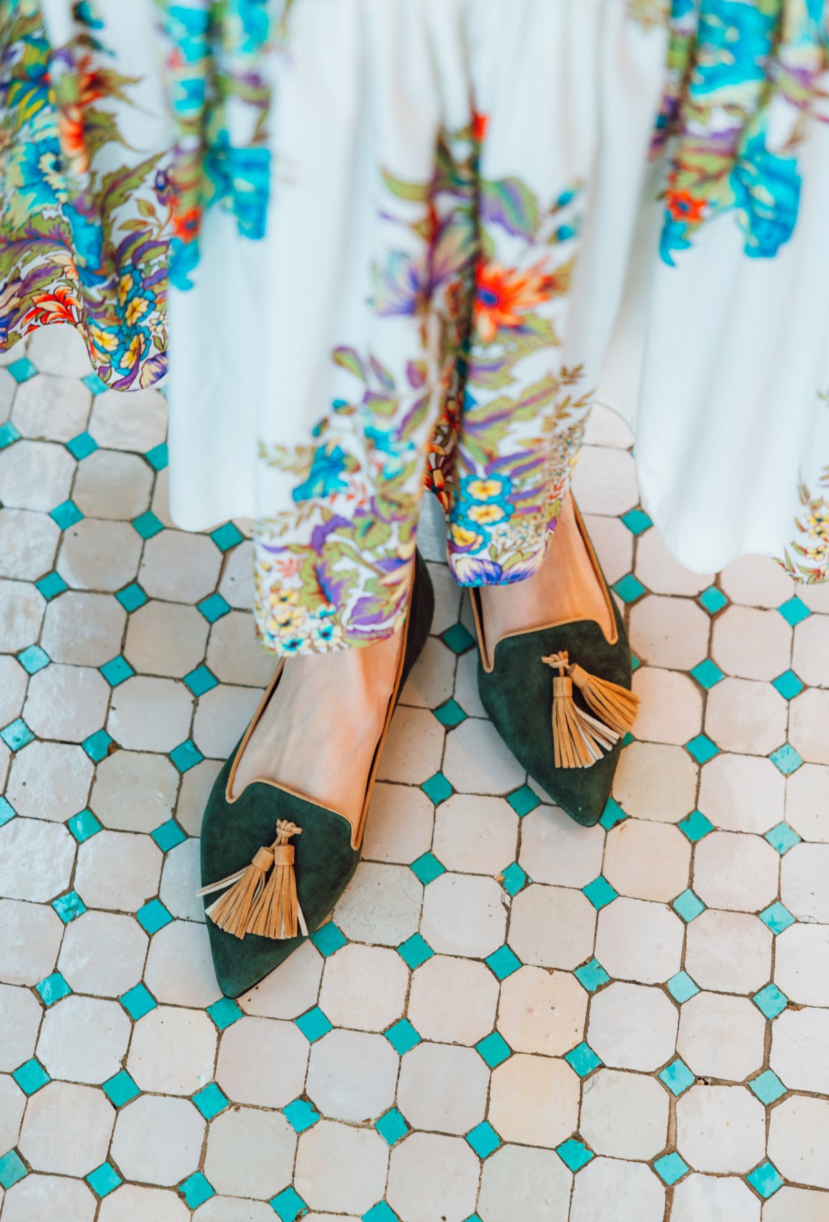 Verde - Legno Pointy (Long Tassel)