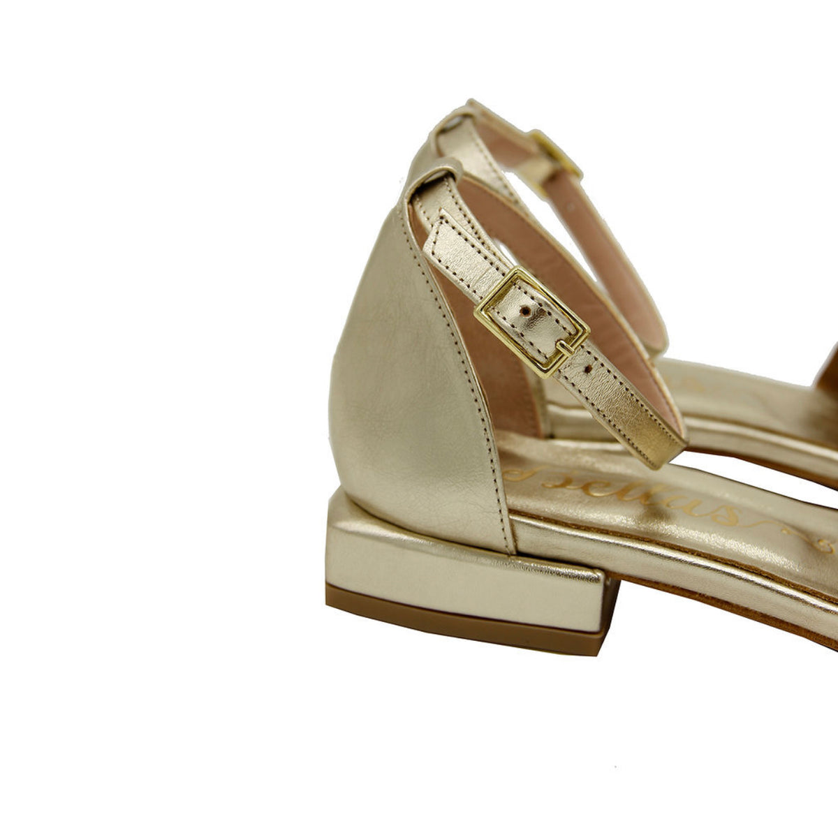 Sandals Ruffles gold