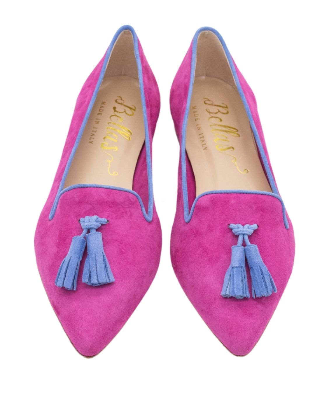 Fuxia-Onda Tasselloafer Pointy (kurzer Tassel)