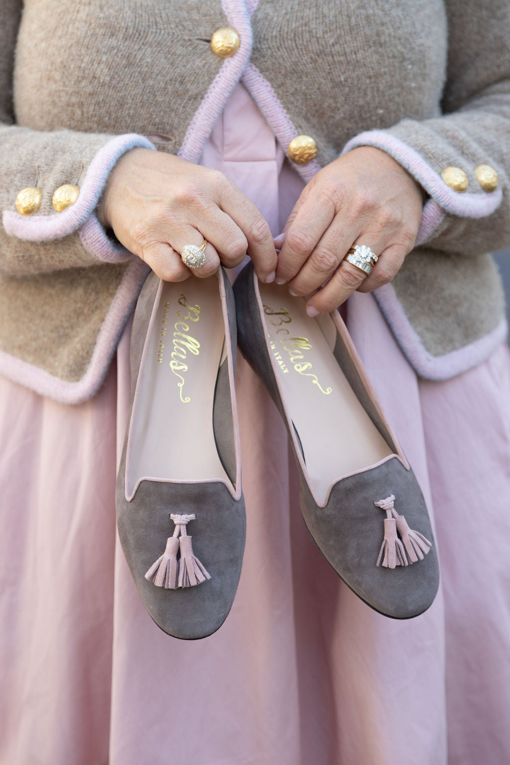 Psyke-Pink Tasselloafer Klassik