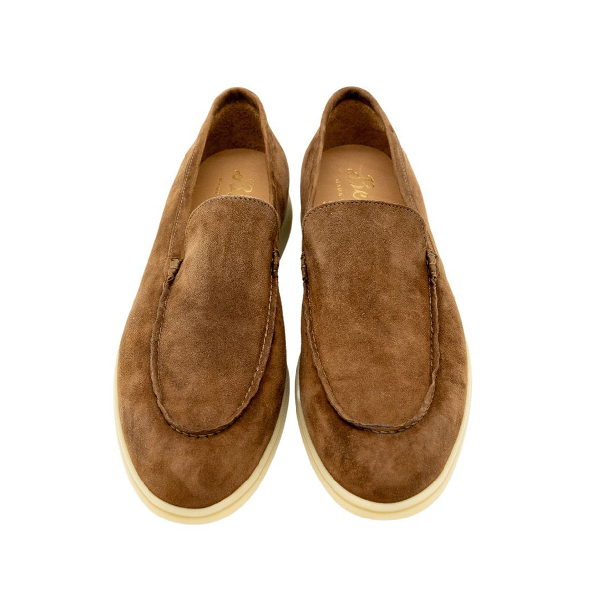 Herren Yachtslipper Camoscio Noce