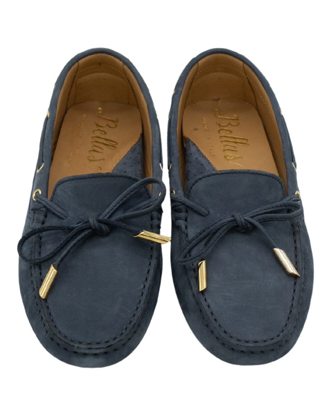 Moccasin Nabuk Blu