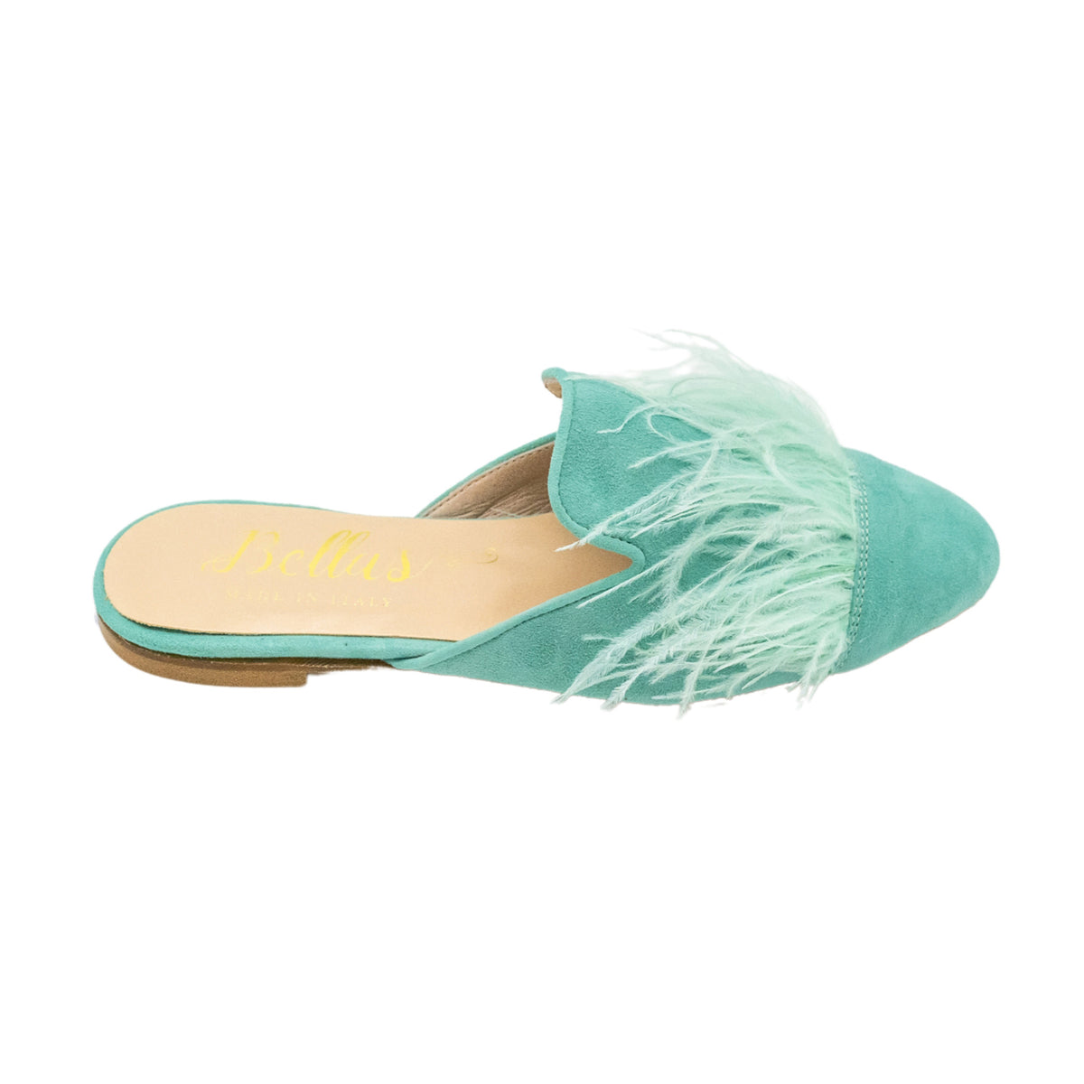 Mules Taffy Feathers