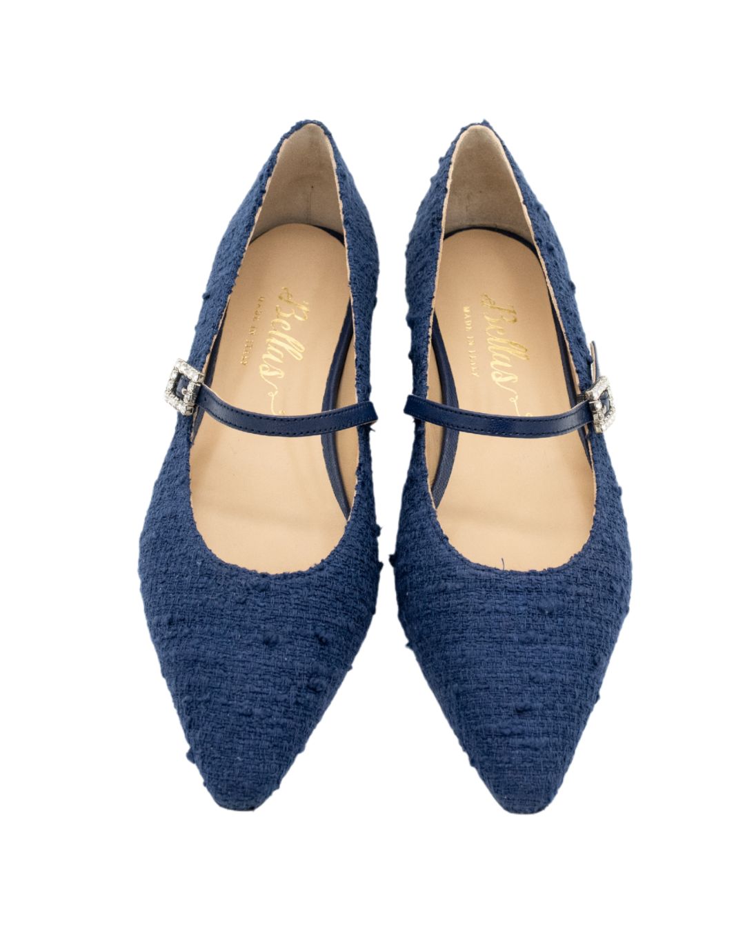 SHOOTING SHOE Navy Mary Jane Tweed 39