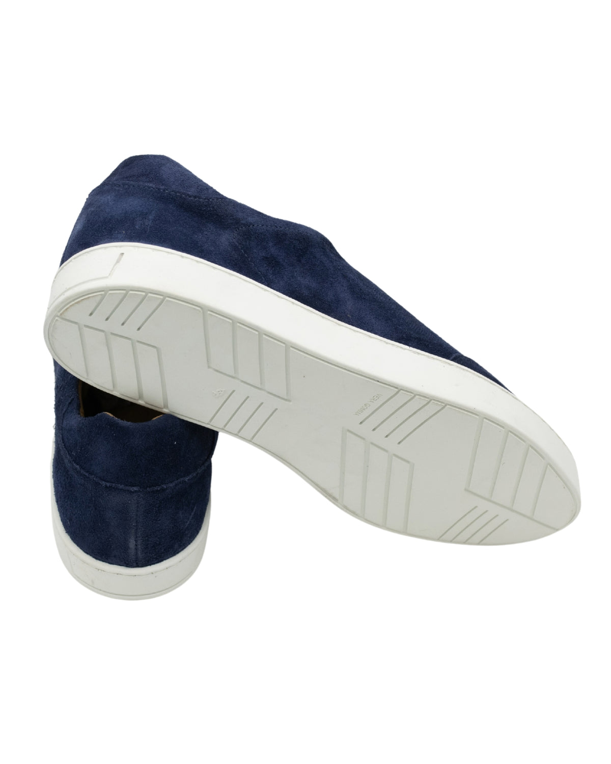 Navy Suede Sneaker Herren