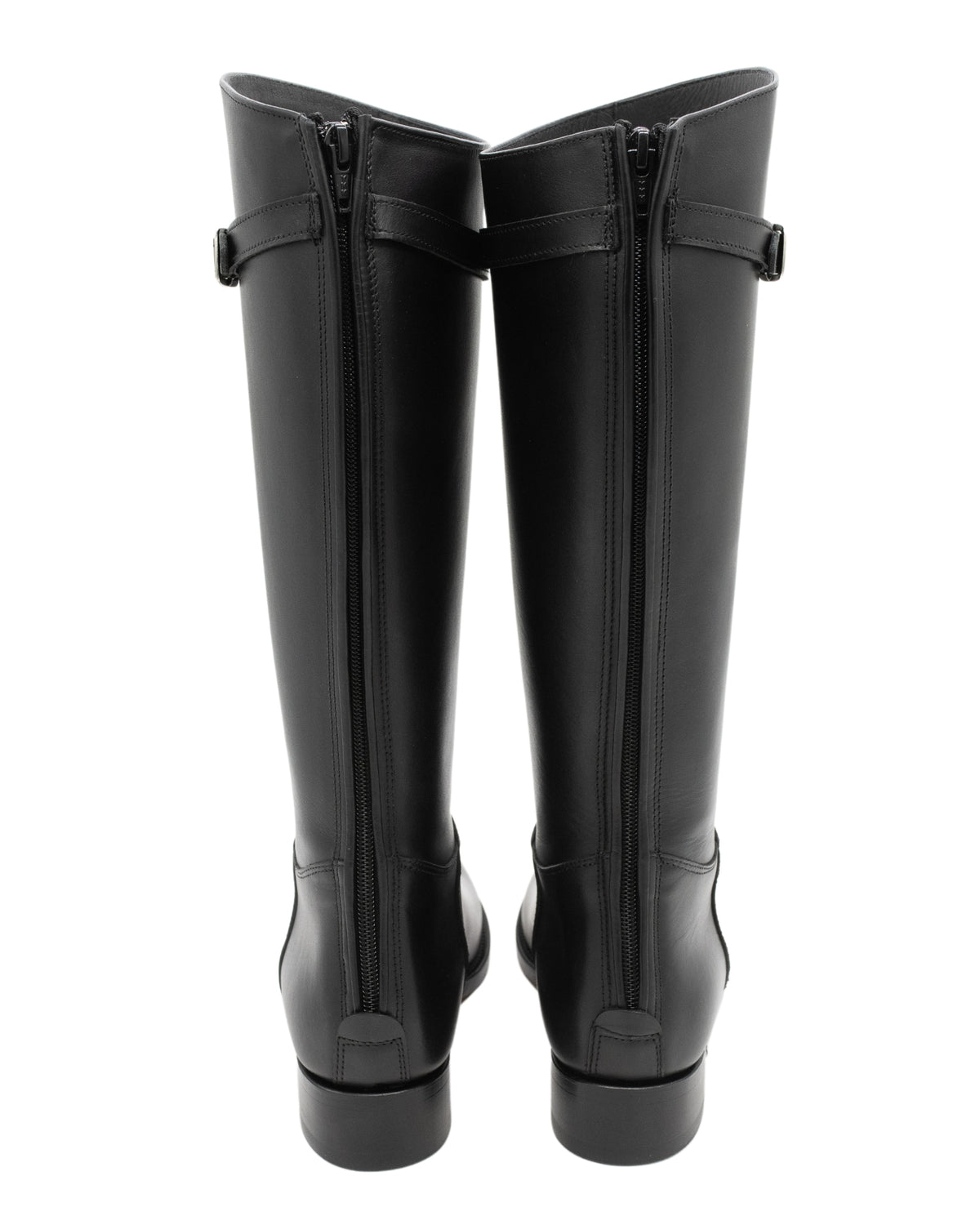 Nero Glattleder Reiter Stiefel