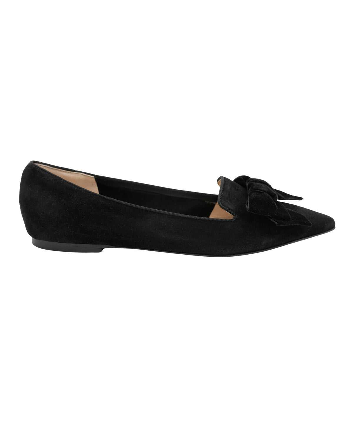 Nero Schleifenloafer Pointy