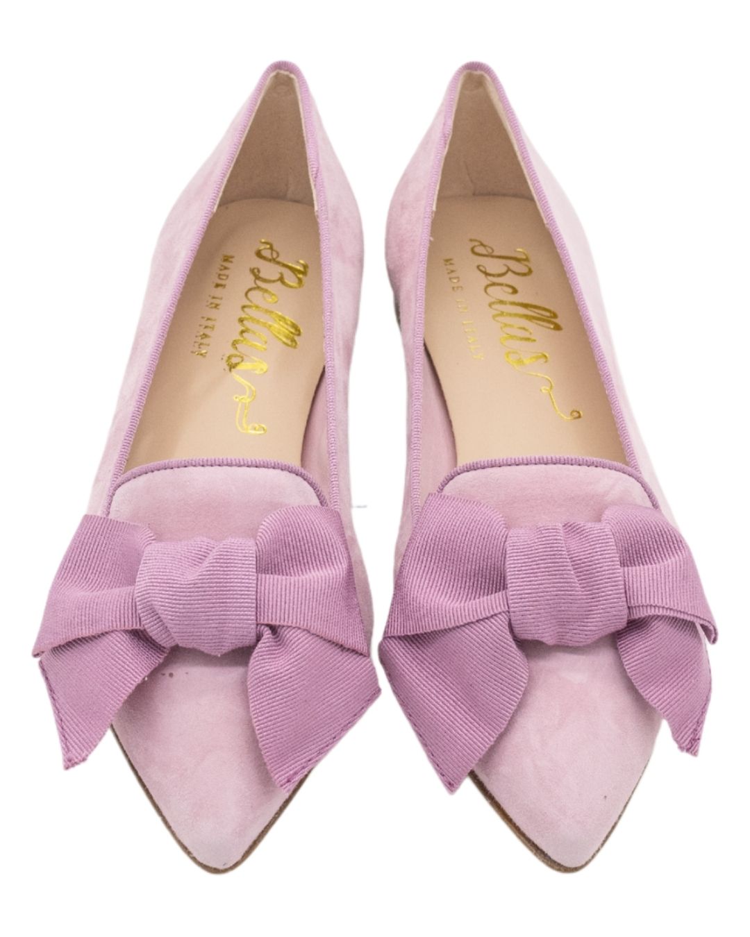 Pig Rose-Ortensia bow loafer Pointy