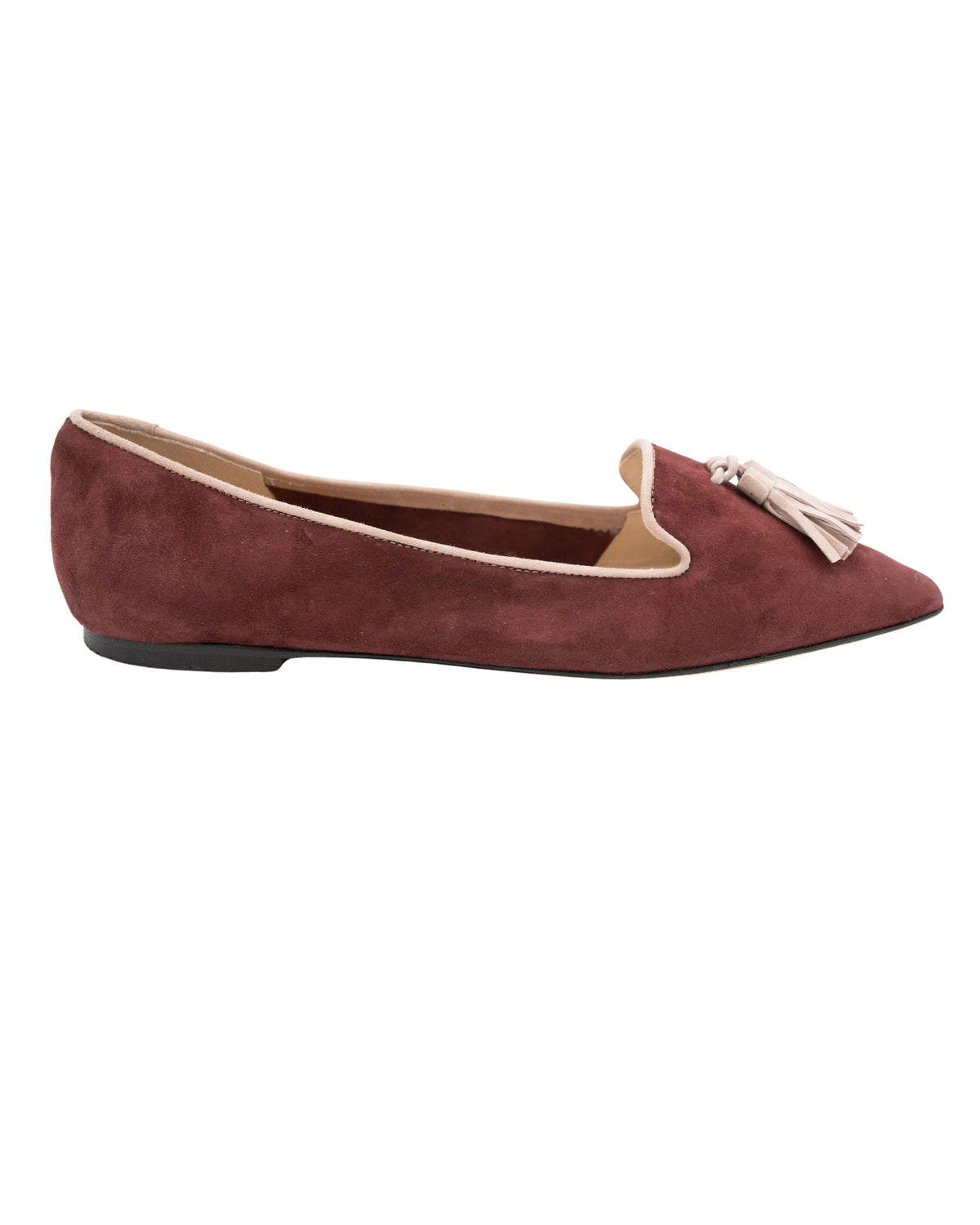 Syrah-Pink Tasselloafer Pointy