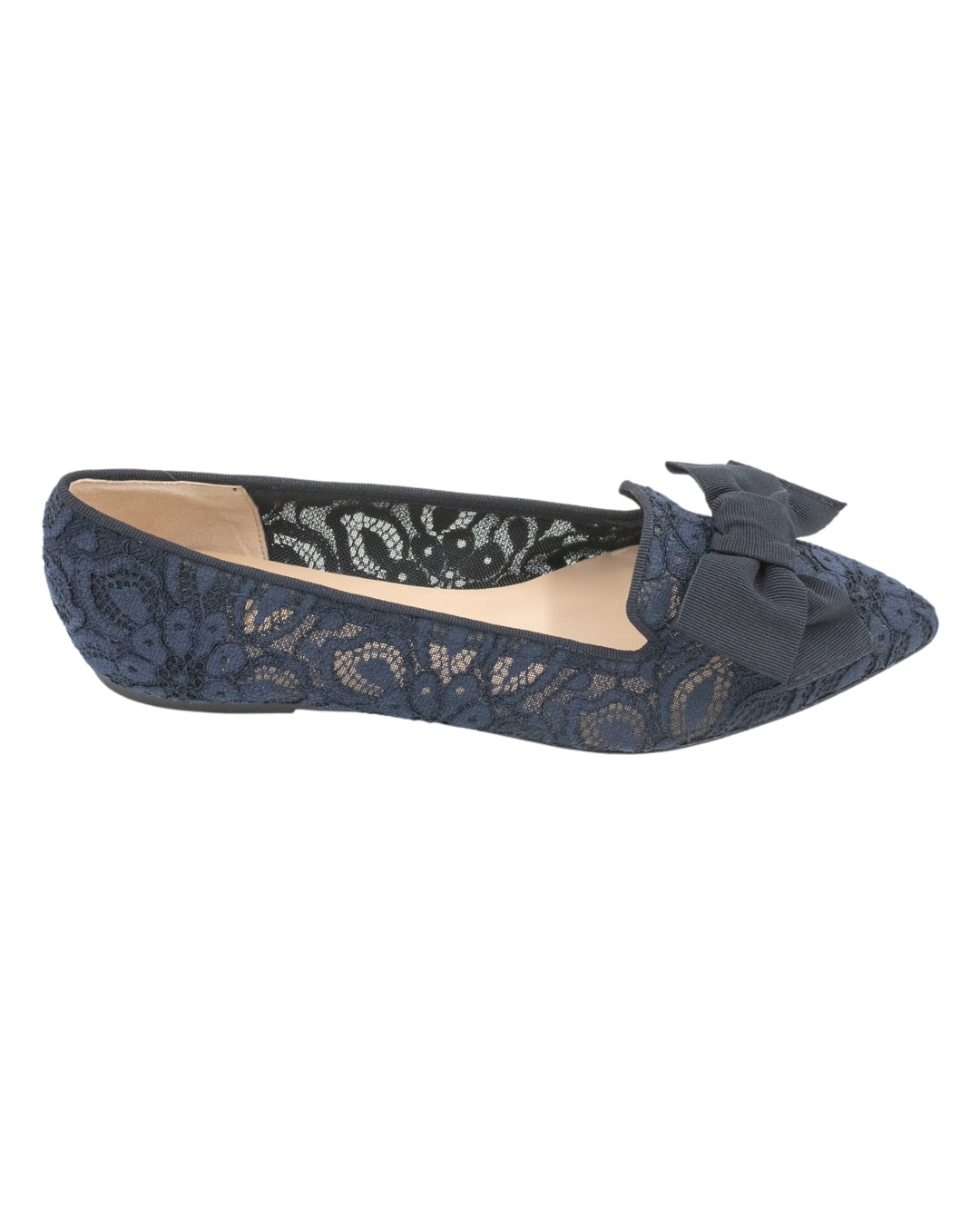 Blu Lace Schleifenloafer Pointy