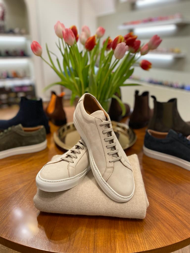 SHOOTINGSCHUH  Herren Sneaker Nabuk Beige