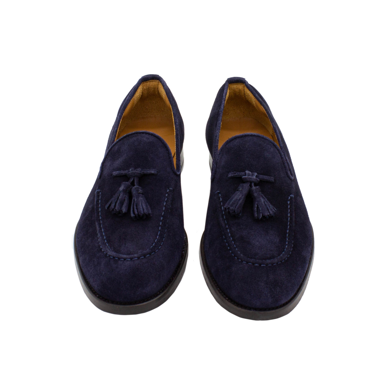 Herren Tasselloafer Blu New Flac