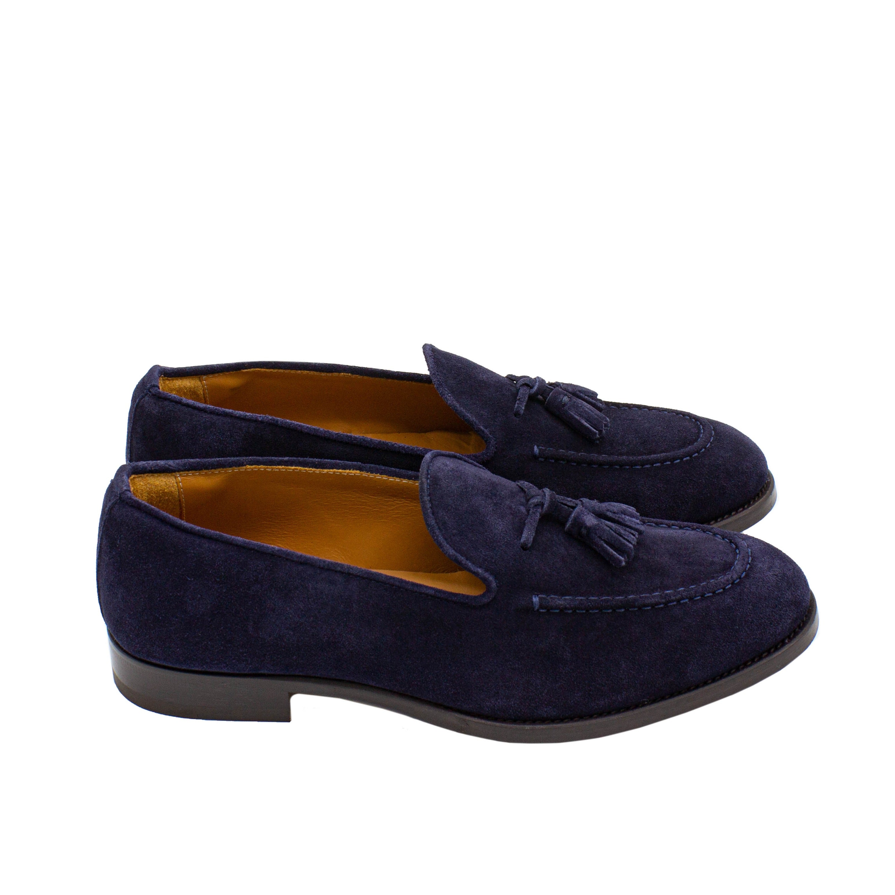 Herren Tasselloafer Blu New Flac