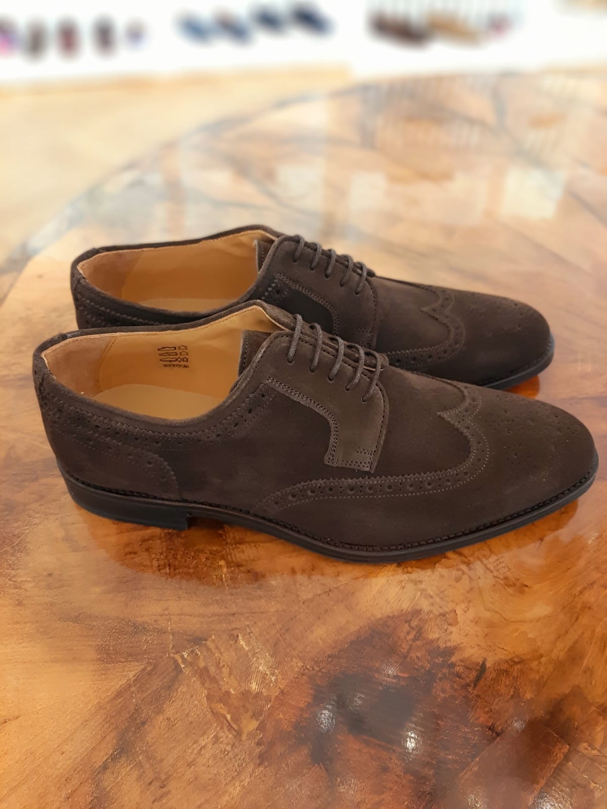 Herren Oxford Wingtip Schnürschuhe