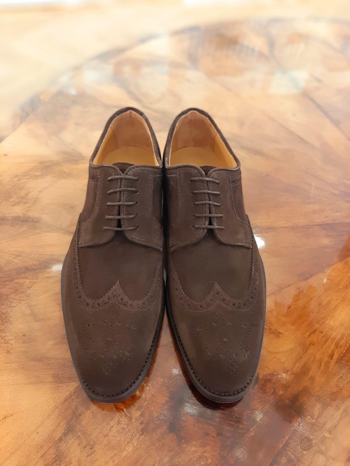Herren Oxford Wingtip Schnürschuhe