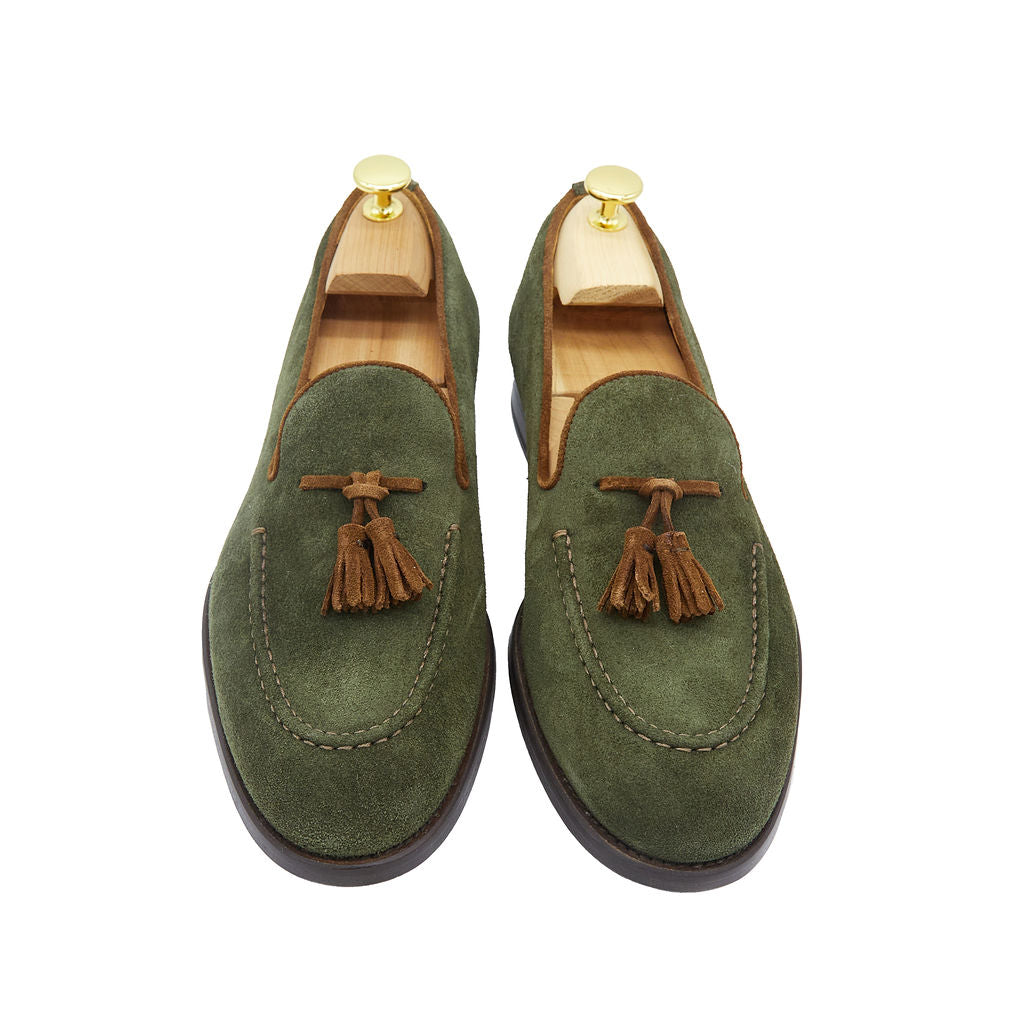 Herren Tasselloafer Army Tabacco